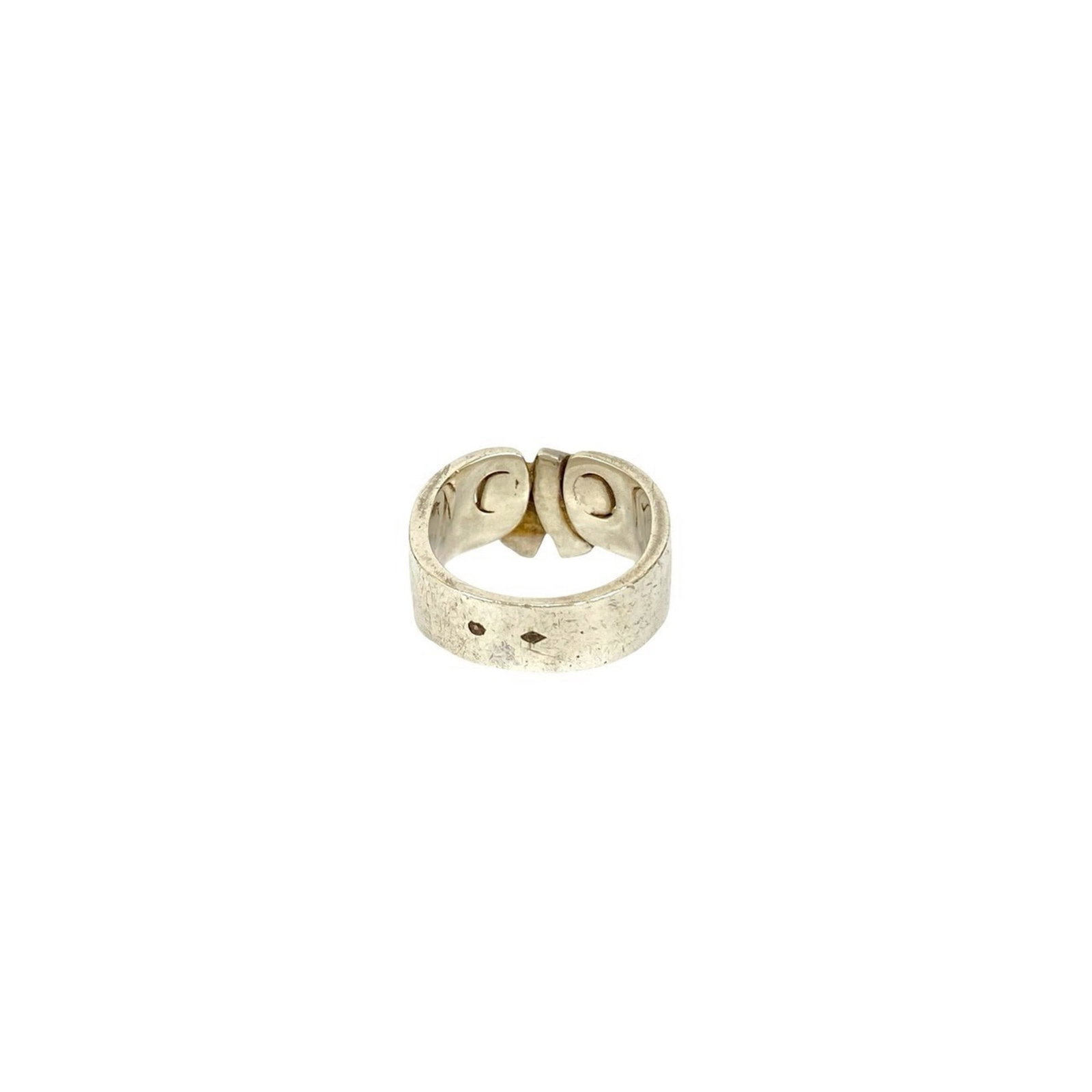 Silver Ring Band Hermes 925 - 6