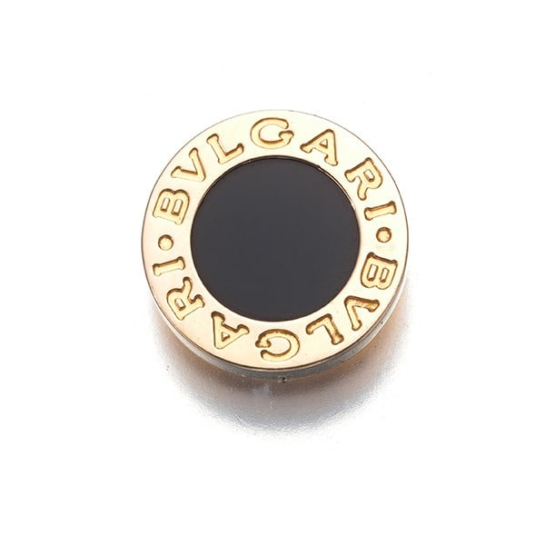 Bvlgari Bb 750 Rose Gold Onyx Single Earring Bvlgari 18K: Bvlgari Bb 750 Rose Gold Onyx Single Earring Bvlgari 18K BVLGARI's Bb 750 Rose Gold Onyx Single Earring boasts elegant simplicity with its rose gold setting and natural onyx stone, creating a