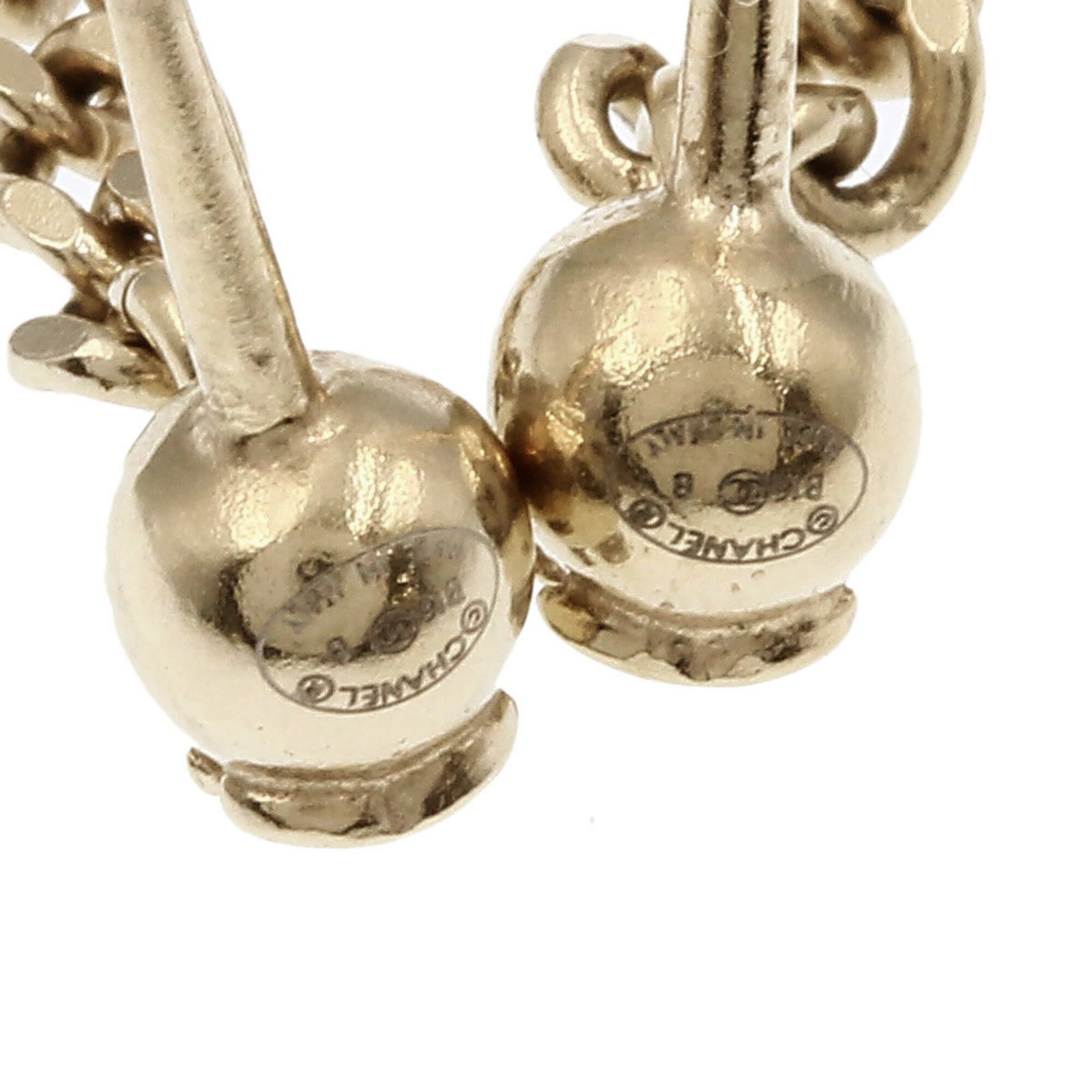 Metal Stud Chanel Earrings - 3
