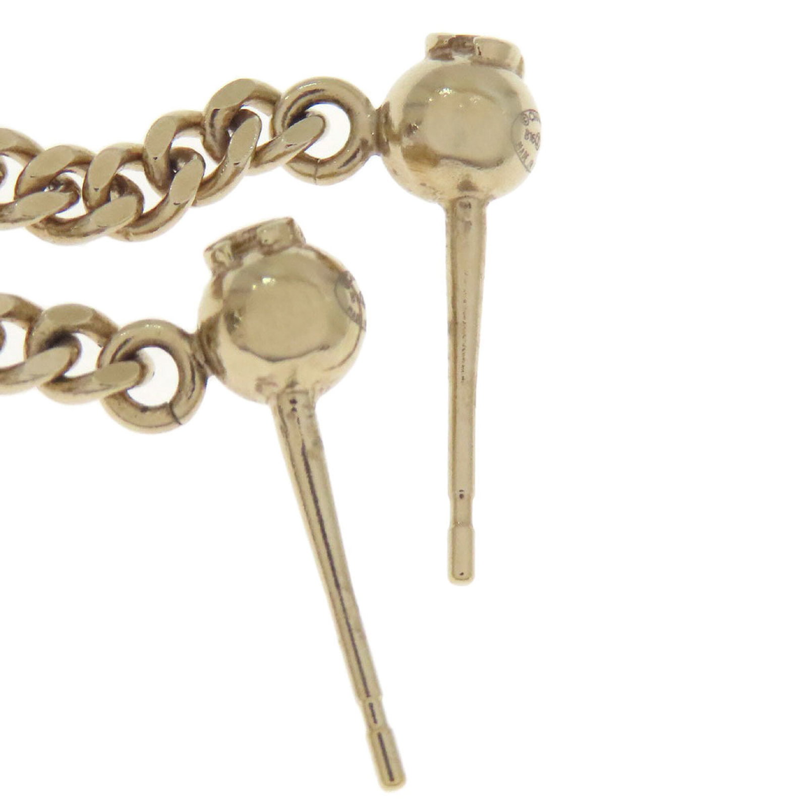Metal Stud Chanel Earrings - 4
