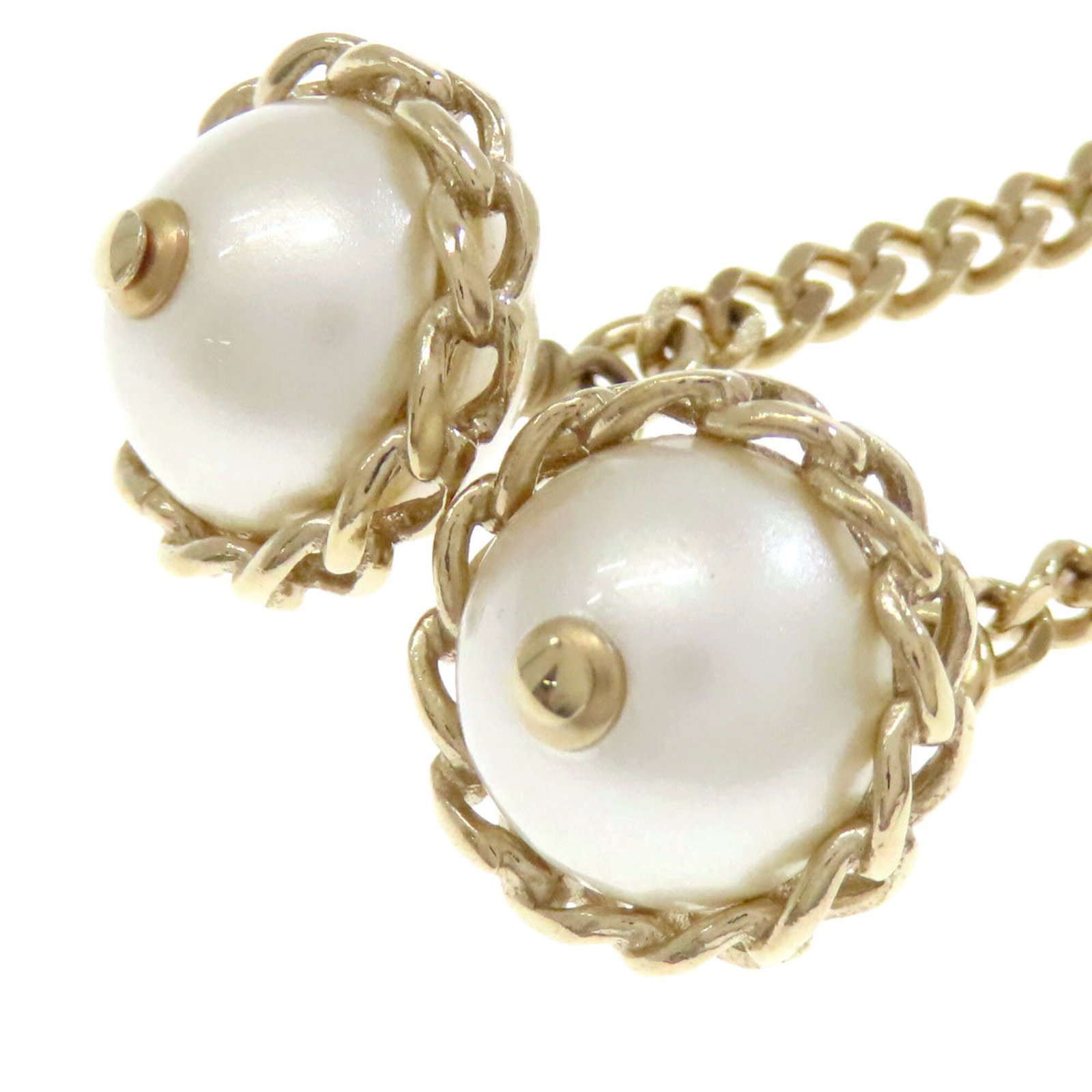 Metal Stud Chanel Earrings - 5