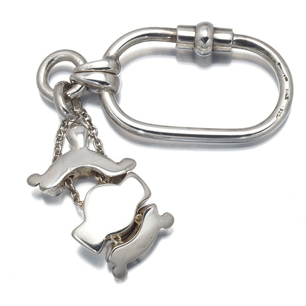 Turtle Sterling Silver Key Ring Tiffany Co - 3