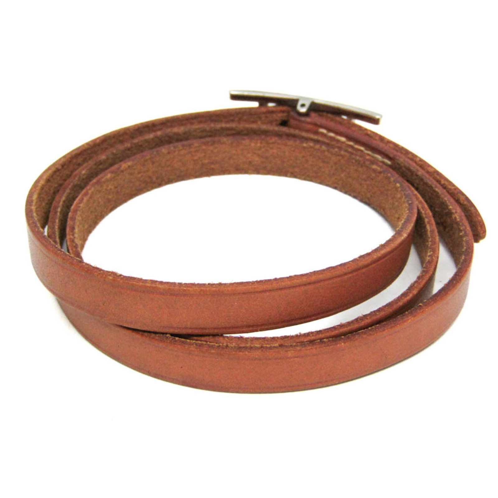 Leather metal bangle hermes - 2