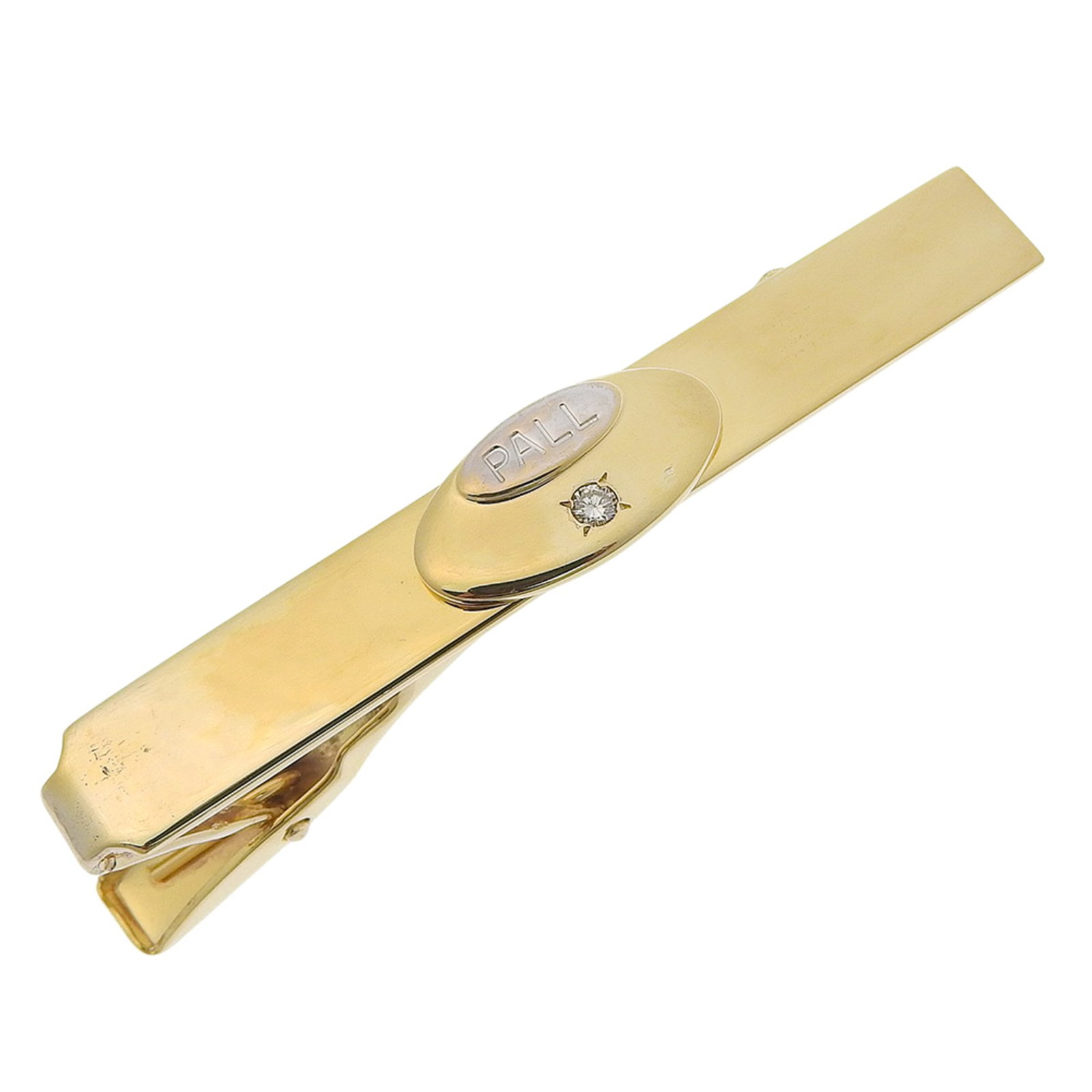 Tie Pin Silver 925: Tie Pin Silver 925 Silver 925 Tie Pin with Diamond Stone, measuring 53.50mm x 8.50mm and weighing 0.04 carats, features a striking silver design adorned with a diamond stone. The tie pin is crafted