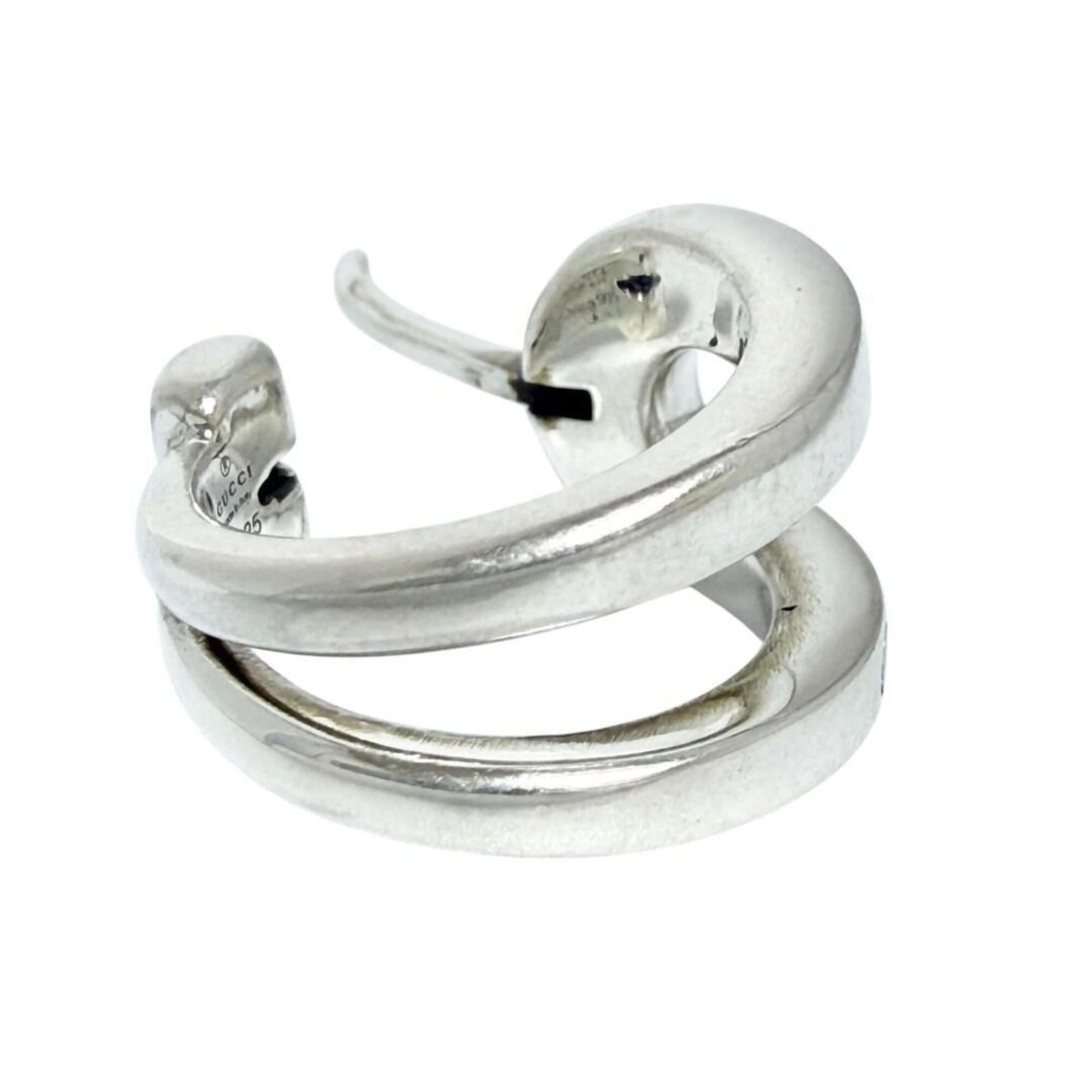Stud Earrings Silver Gucci 925 - 5