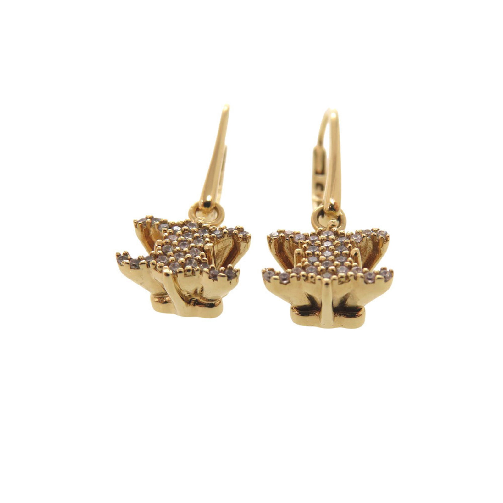 Celine Stud Earrings Metal Rhinestone - 6