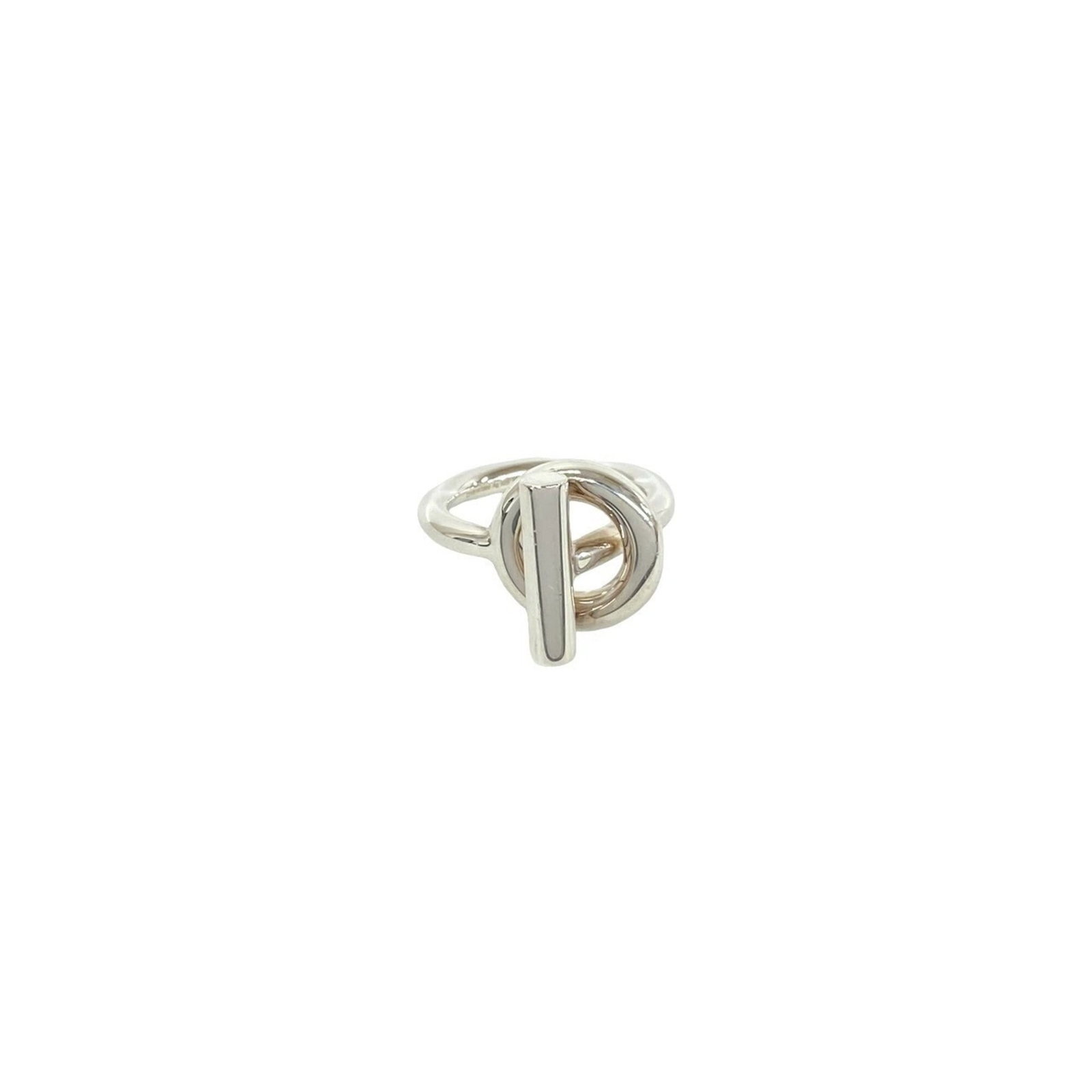 Silver Ring Band Hermes 925: Silver Ring Band Hermes 925 Silver Ring Band Hermes 925 features a sleek and modern design, crafted from high-quality silver. This versatile band ring is available in US size 6.5 and Japanese size