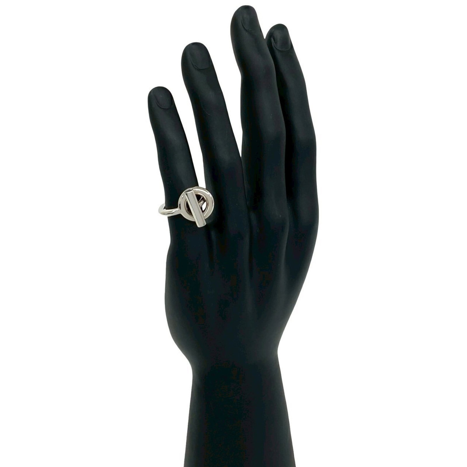 Silver Ring Band Hermes 925 - 2