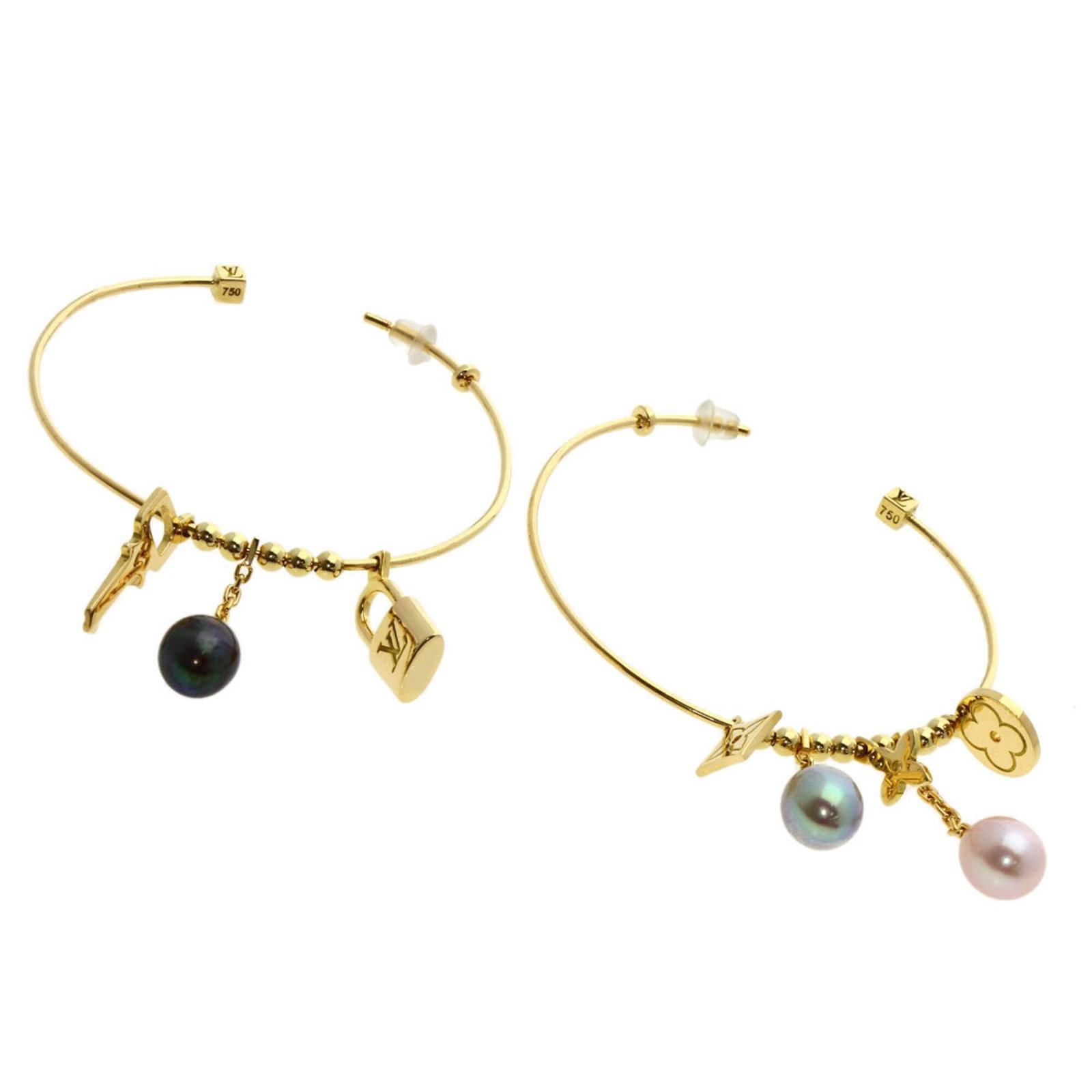 Louis Vuitton Earrings Hoop Yellow Gold 18K: Louis Vuitton Earrings Hoop Yellow Gold 18K Yellow gold 18K hoop earrings from Louis Vuitton, bearing the iconic brand's signature style. These elegant earrings showcase the luxurious feel of 18K