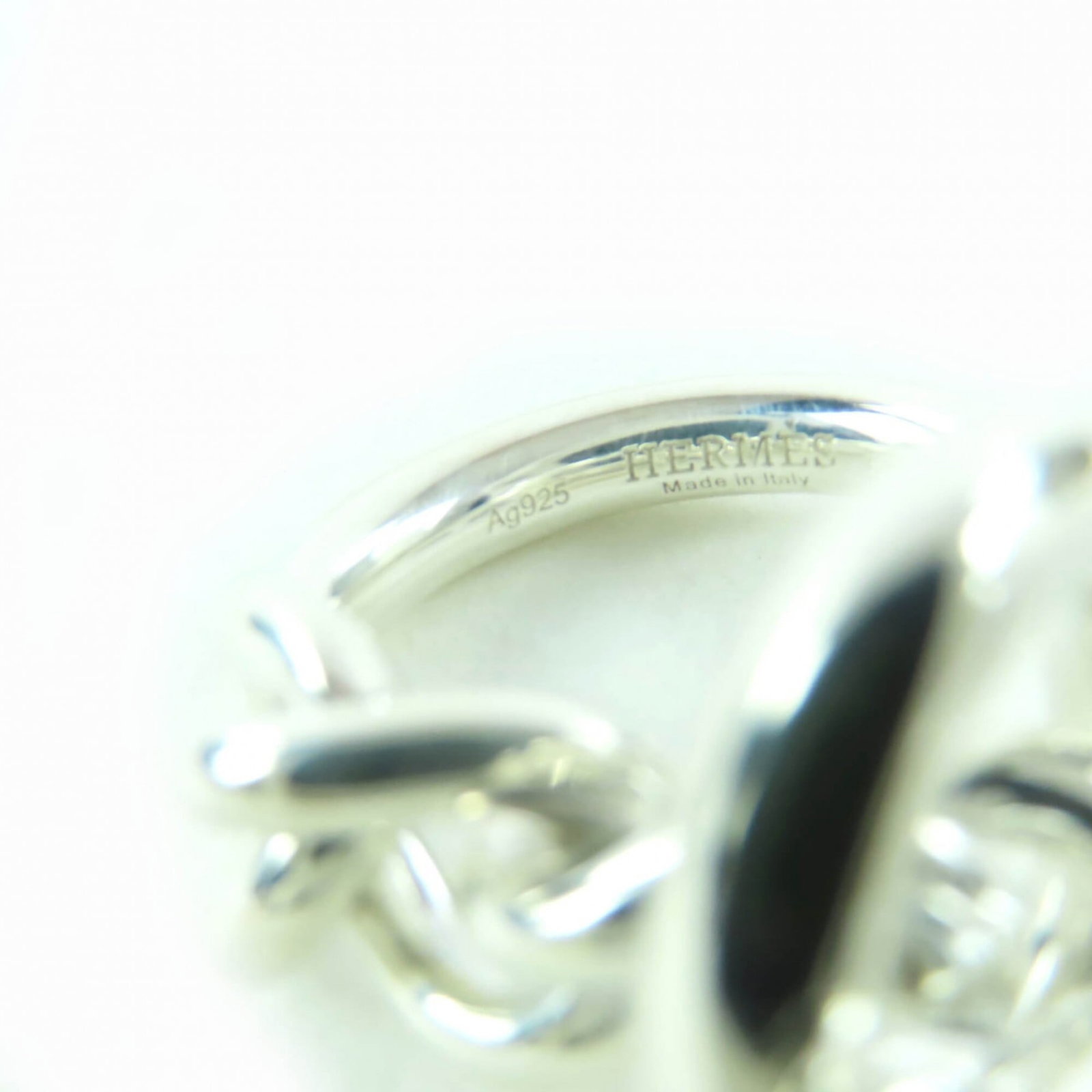 Silver Ring Band Hermes 925 - 6