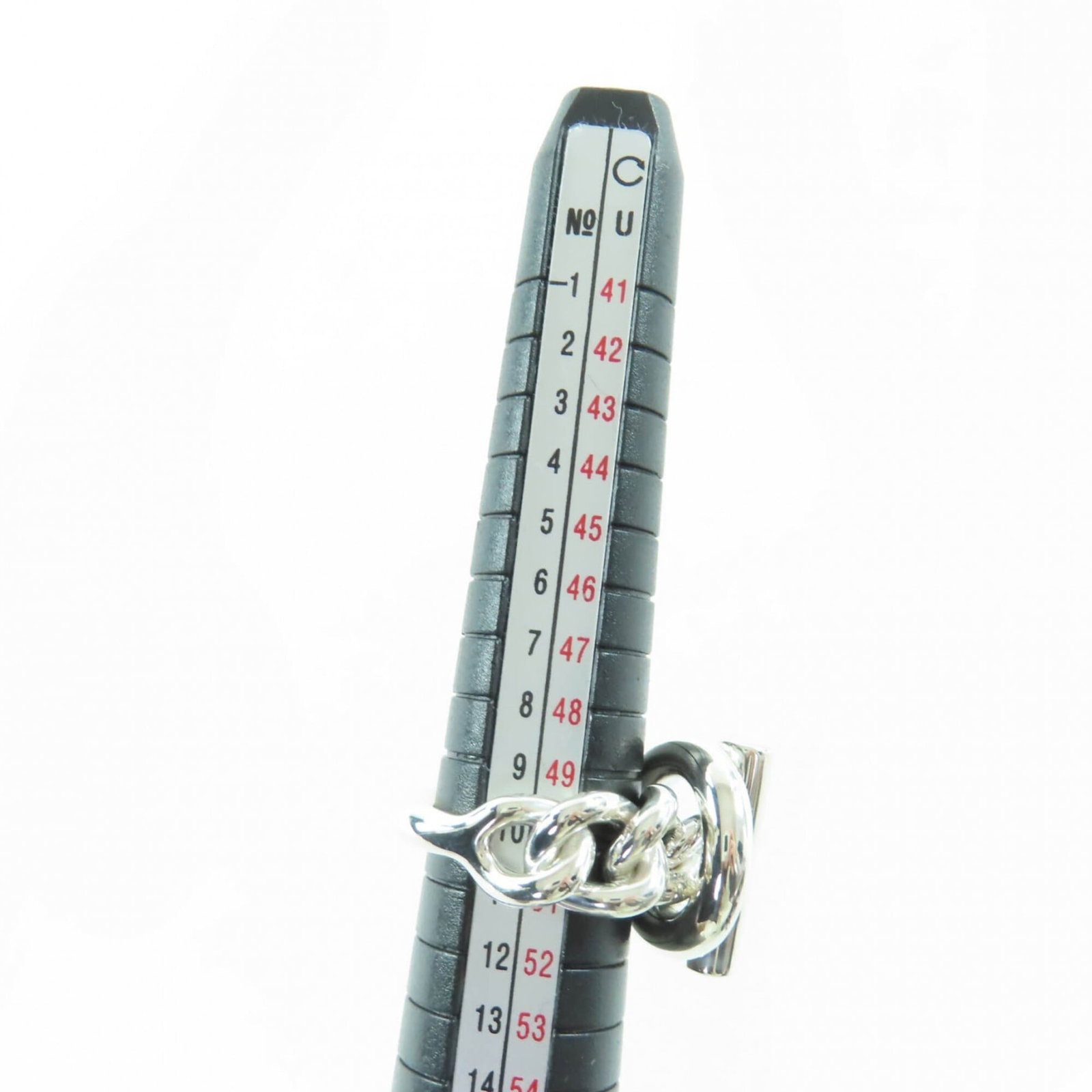 Silver Ring Band Hermes 925 - 8