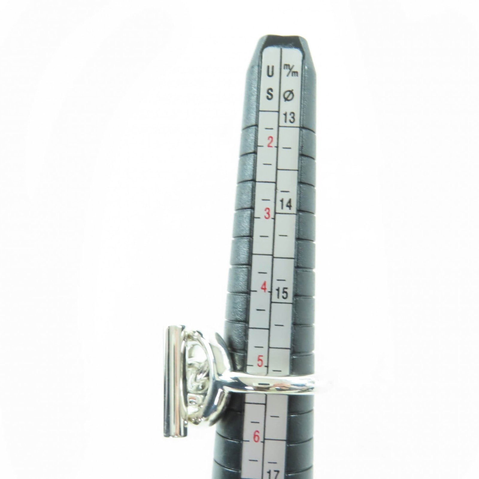 Silver Ring Band Hermes 925 - 9