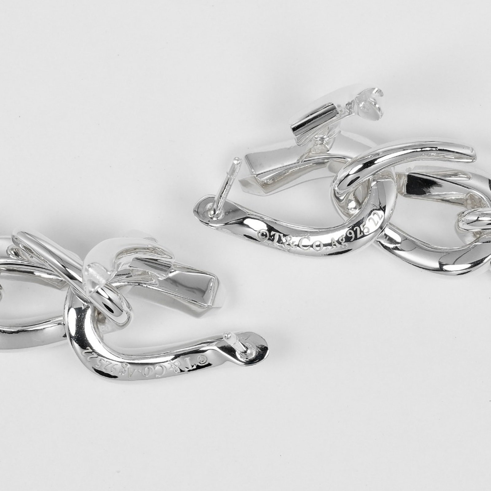 Silver 925 Tiffany Drop Earrings - 4