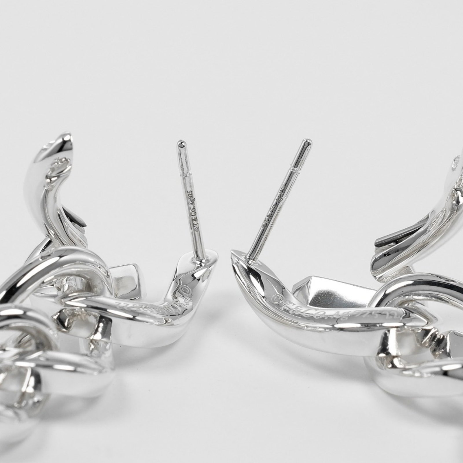 Silver 925 Tiffany Drop Earrings - 5