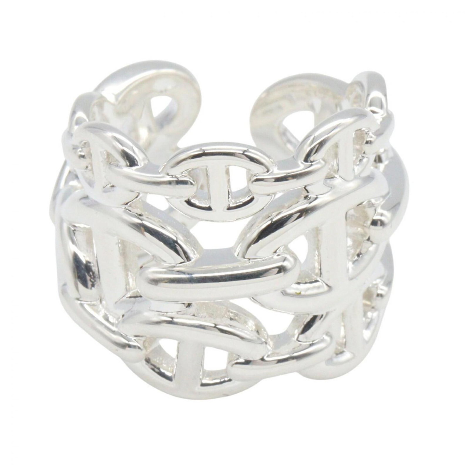 Silver Ring Band Hermes 925 - 2