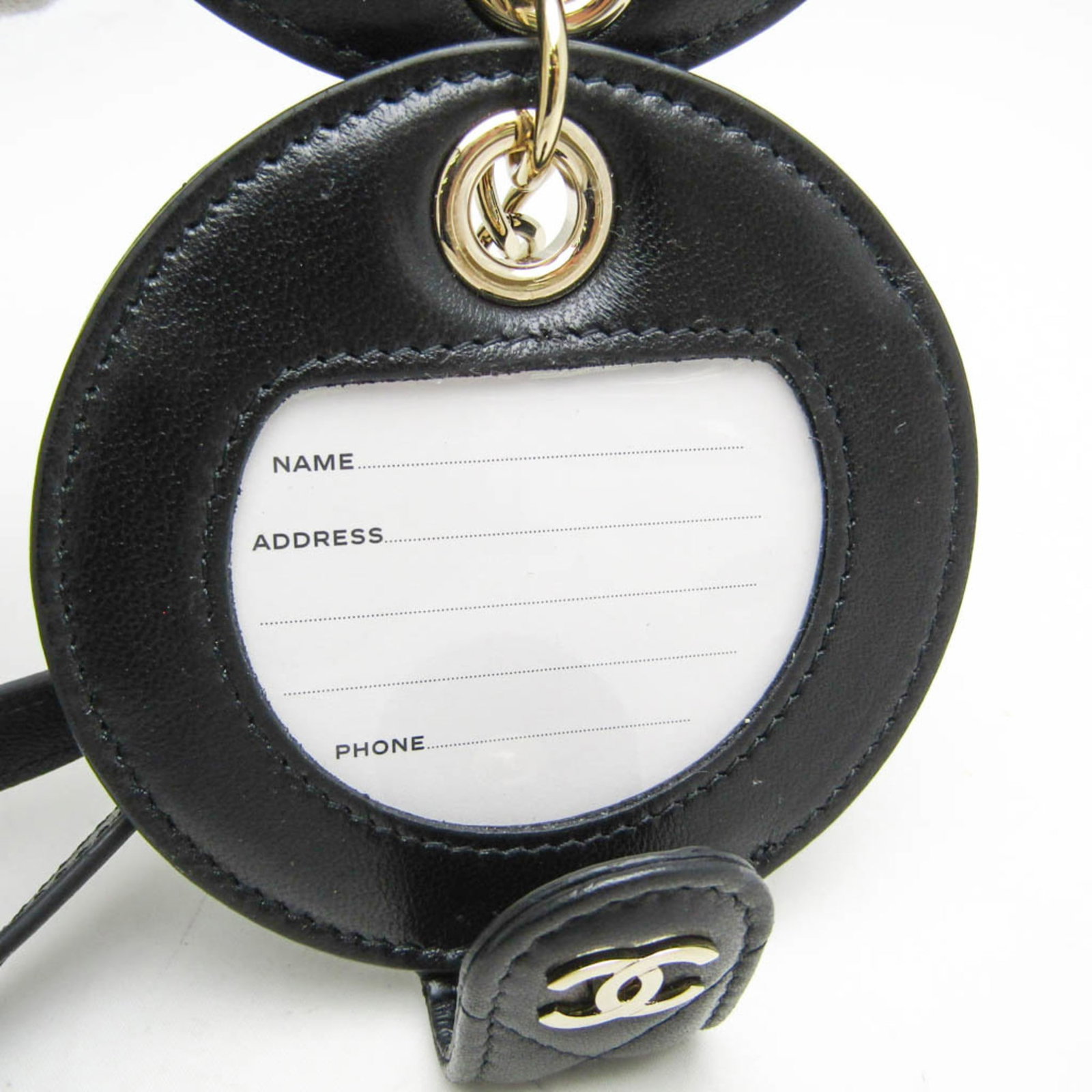 Handbag Leather Charm Chanel - 9