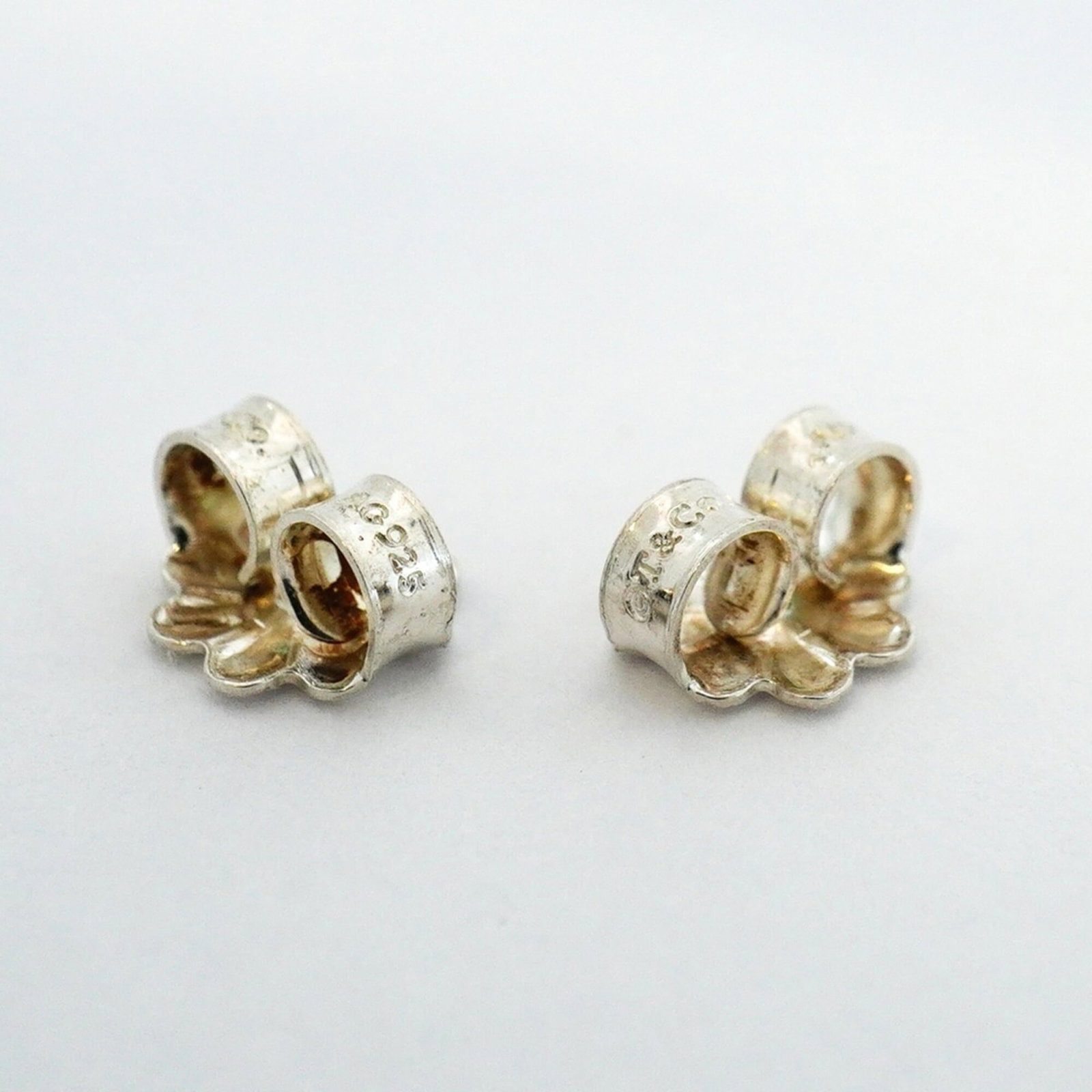 Tiffany Stud Earrings Silver 925 - 5
