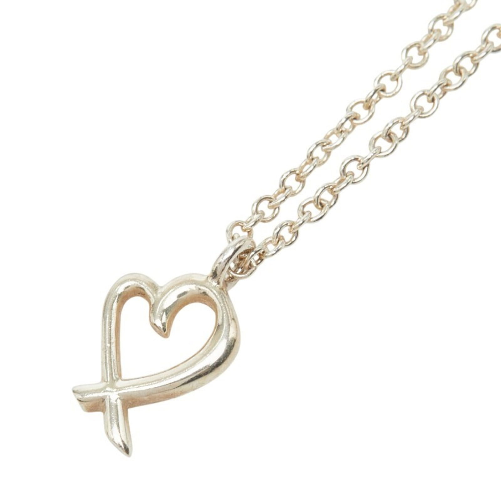 Women's loving heart necklace silver Sv925: Women's loving heart necklace silver Sv925 Silver Sv925 loving heart necklace for women, crafted from high-quality sterling silver with a pendant size of 10.6mm x 6.1mm and a neck circumference of 42