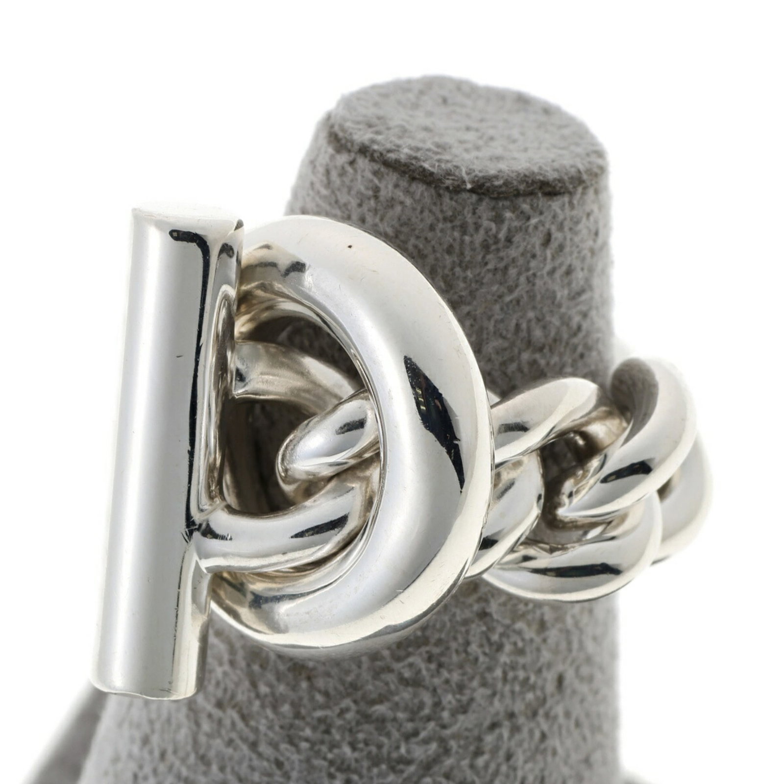 Silver Ring Band Hermes 925 - 2