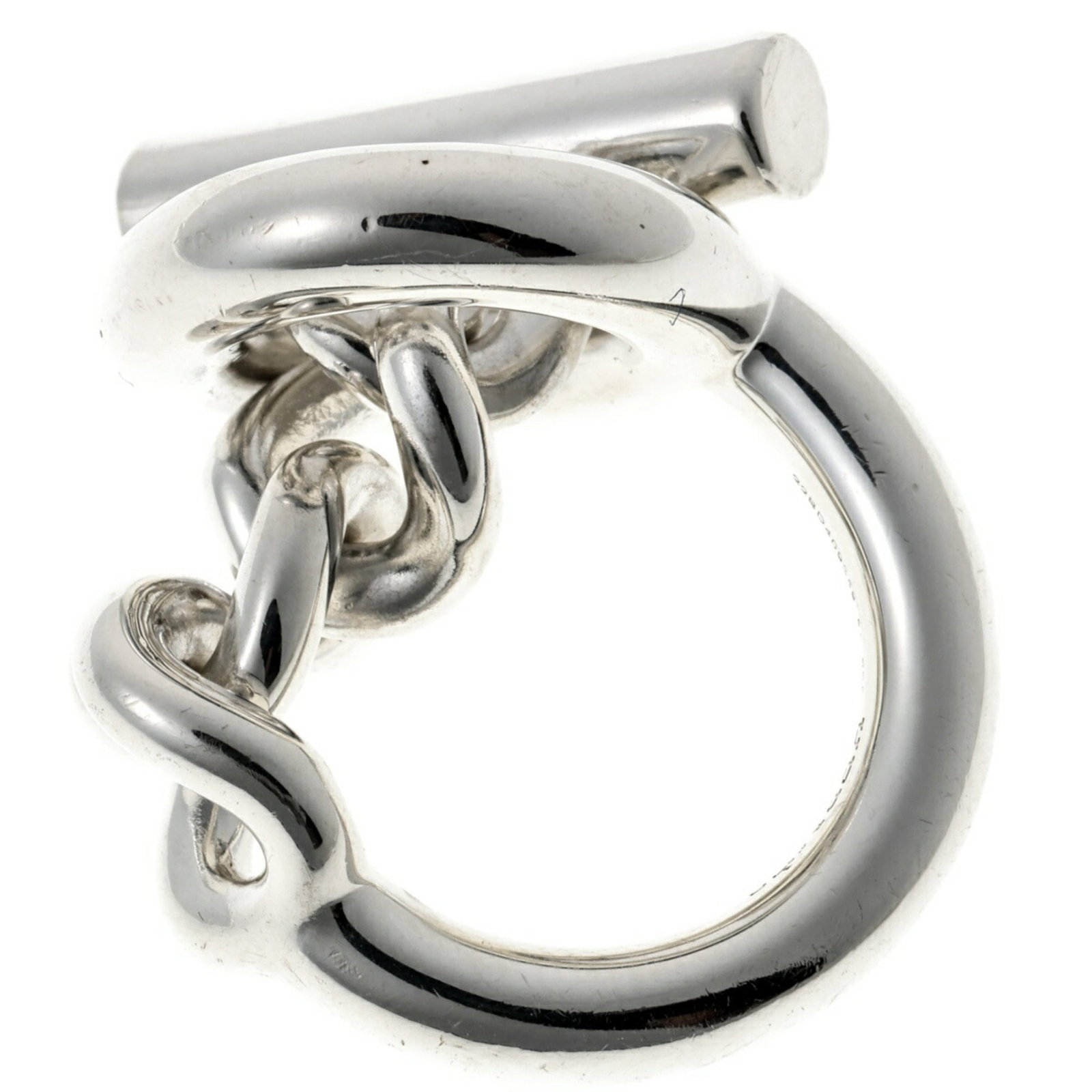Silver Ring Band Hermes 925 - 3