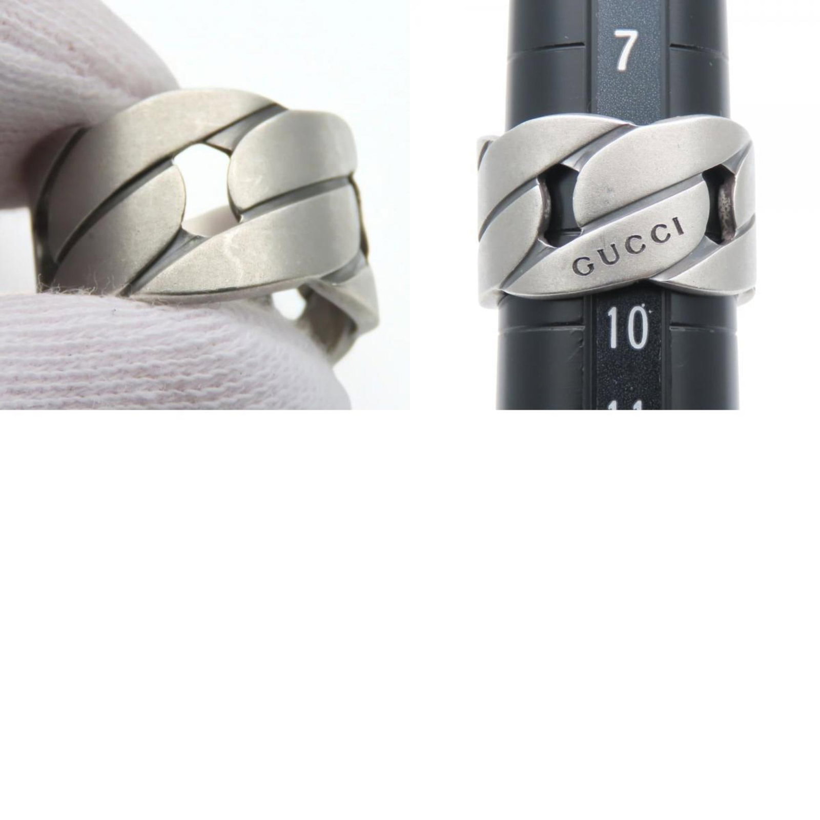 Gucci Band Ring Silver 925 - 10