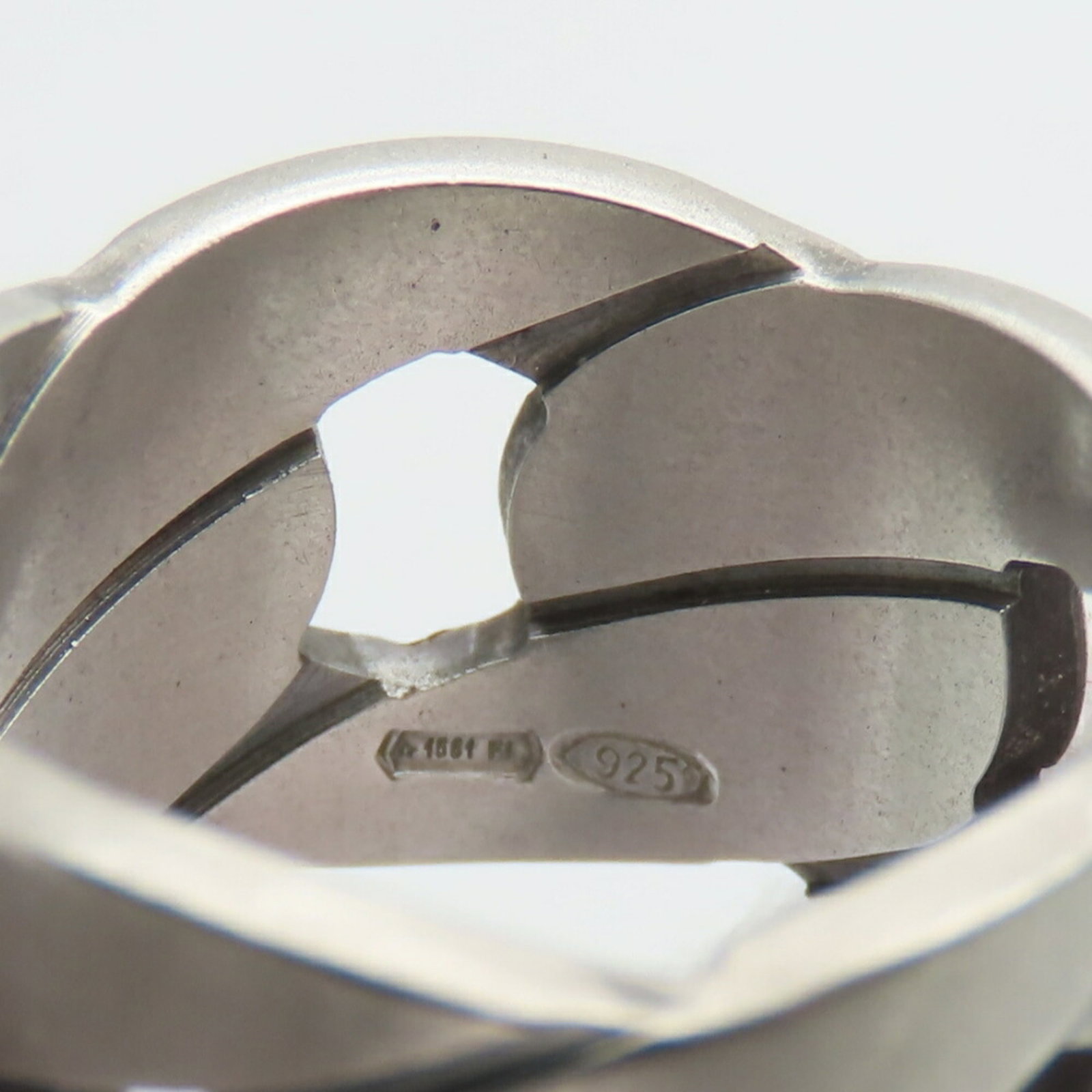 Gucci Band Ring Silver 925 - 8