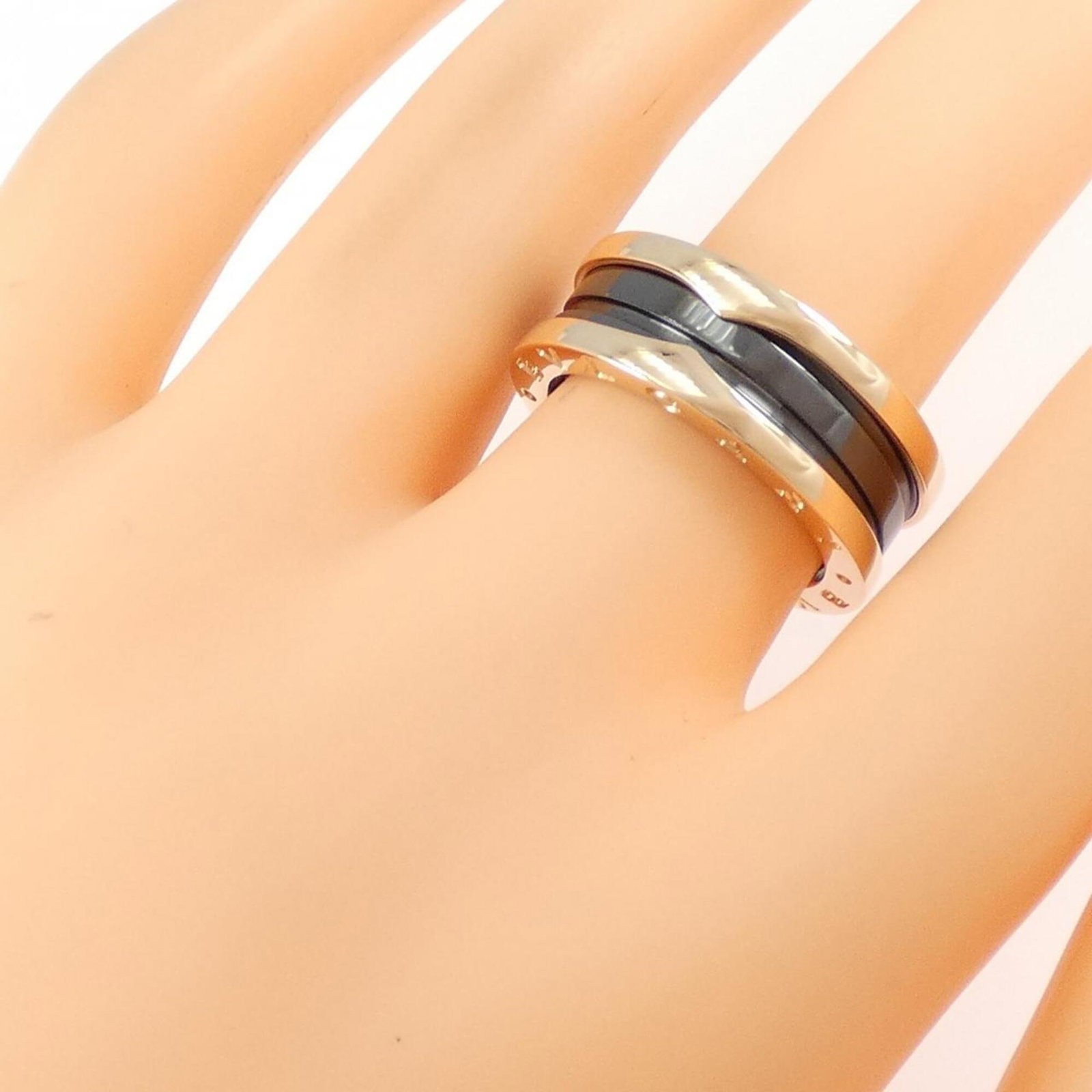 Ceramic Bvlgari Band Ring - 3