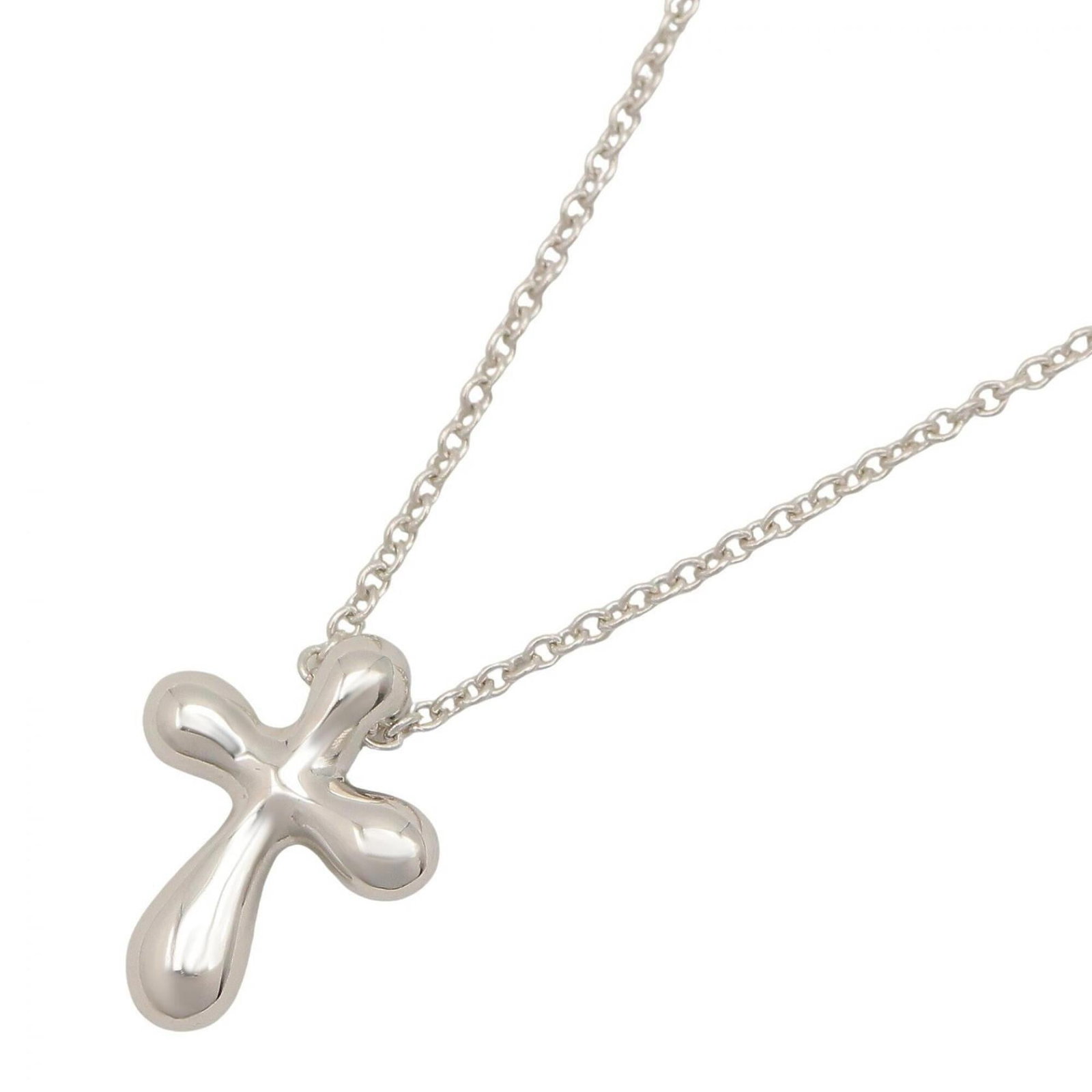 Tiffany & Co. Small Cross Necklace Platinum (Pt950) Men'S And Women'S Silver Tone: Tiffany & Co. Small Cross Necklace Platinum (Pt950) Men'S And Women'S Silver Tone Platinum 950 construction provides exceptional durability and shine. The Tiffany & Co. Small Cross Necklace features a