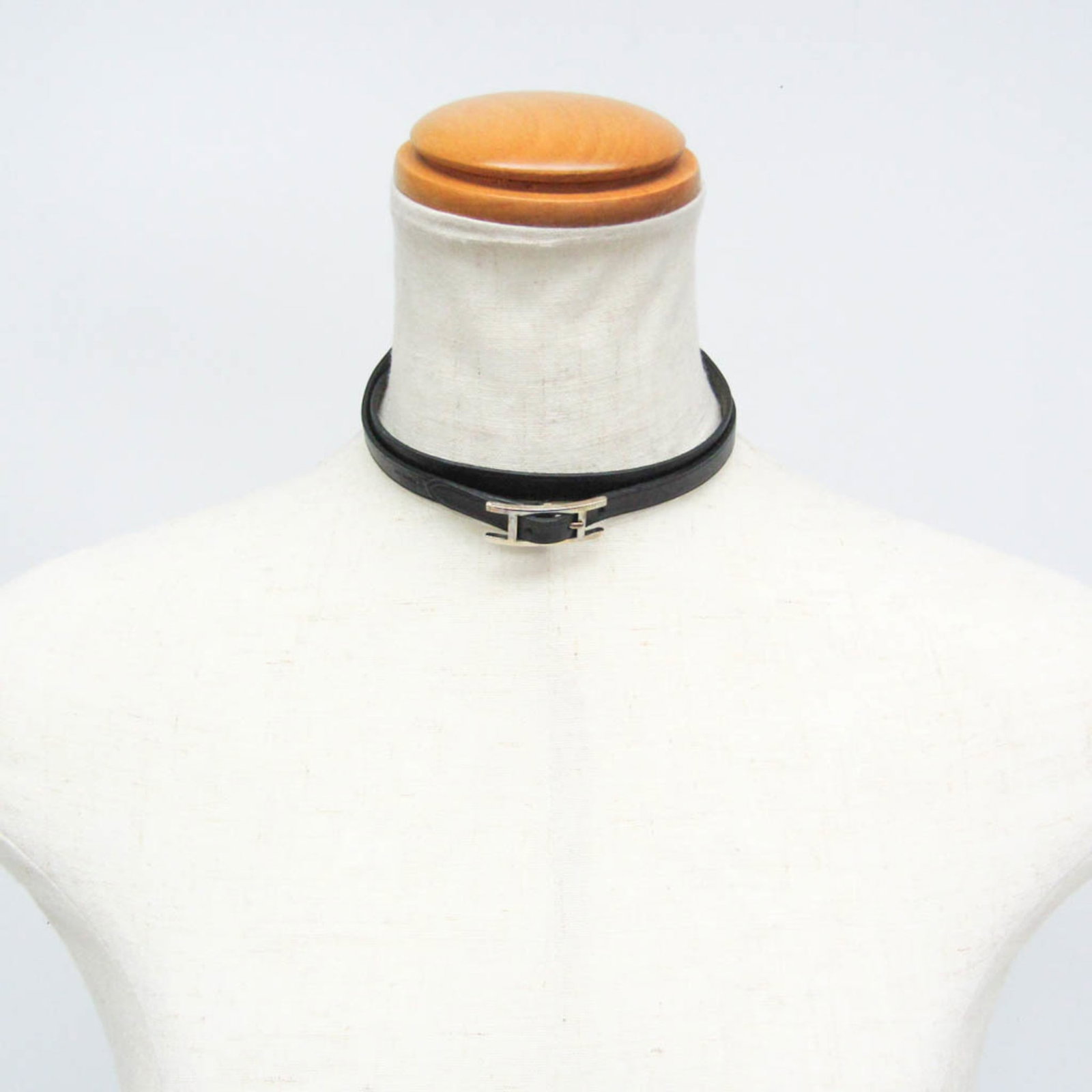 Leather metal bangle hermes - 12