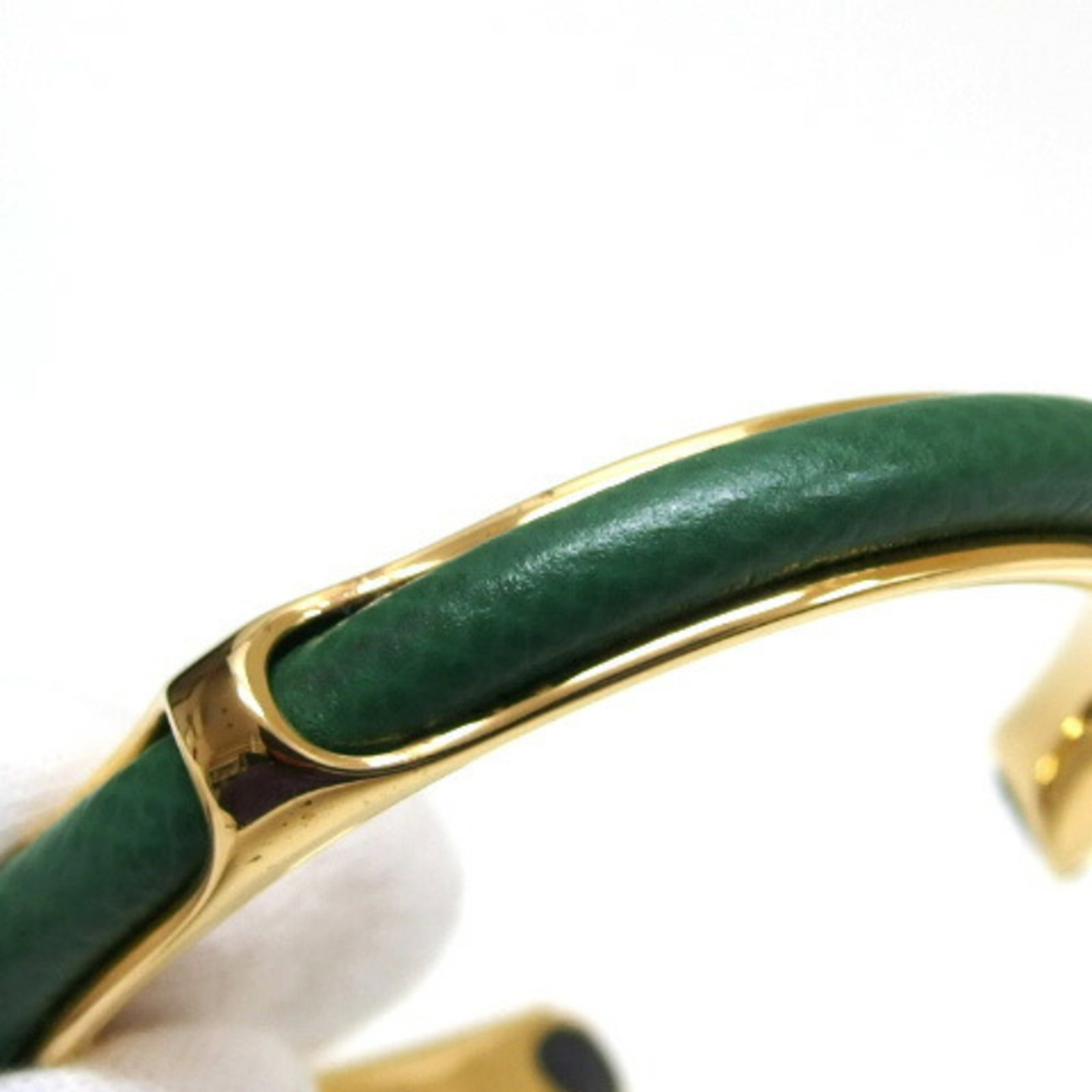 Hermes Bangle Gold Plating Leather - 6