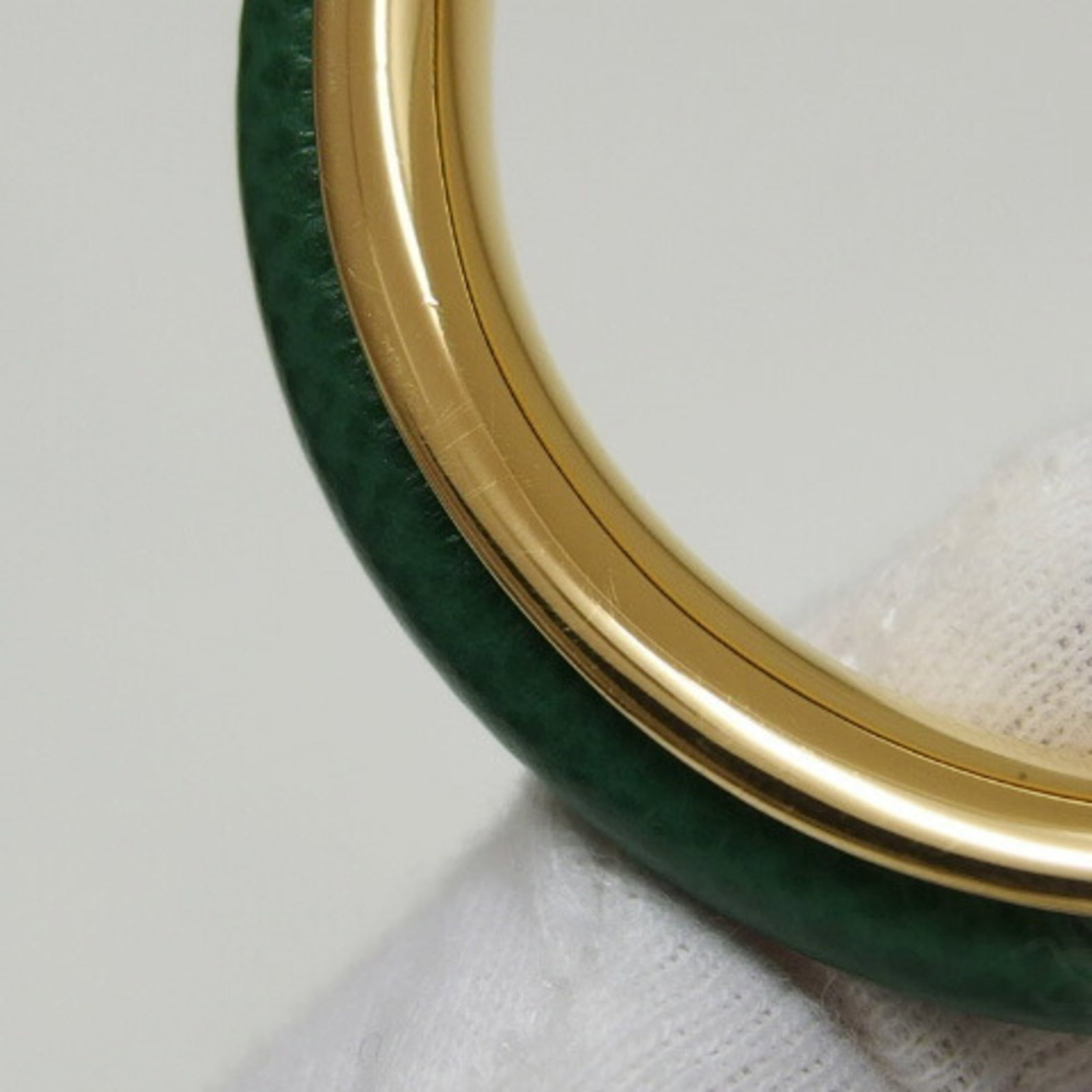 Hermes Bangle Gold Plating Leather - 7