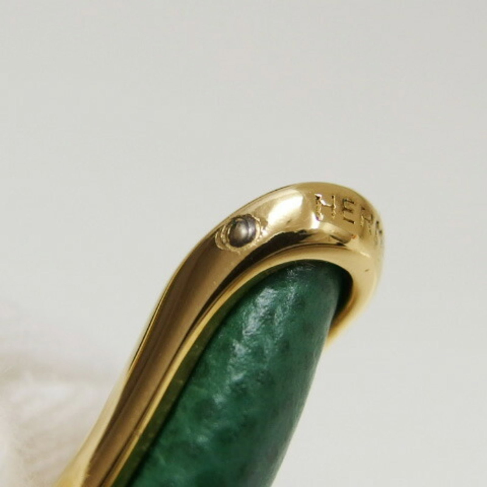 Hermes Bangle Gold Plating Leather - 8