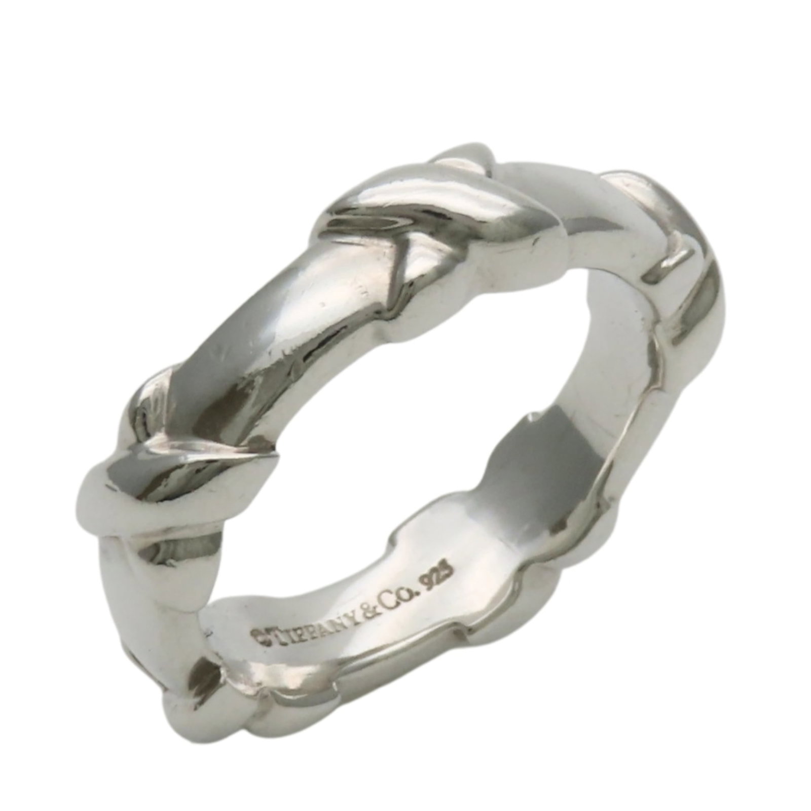Silver 925 Tiffany Band Ring (1 of 9)