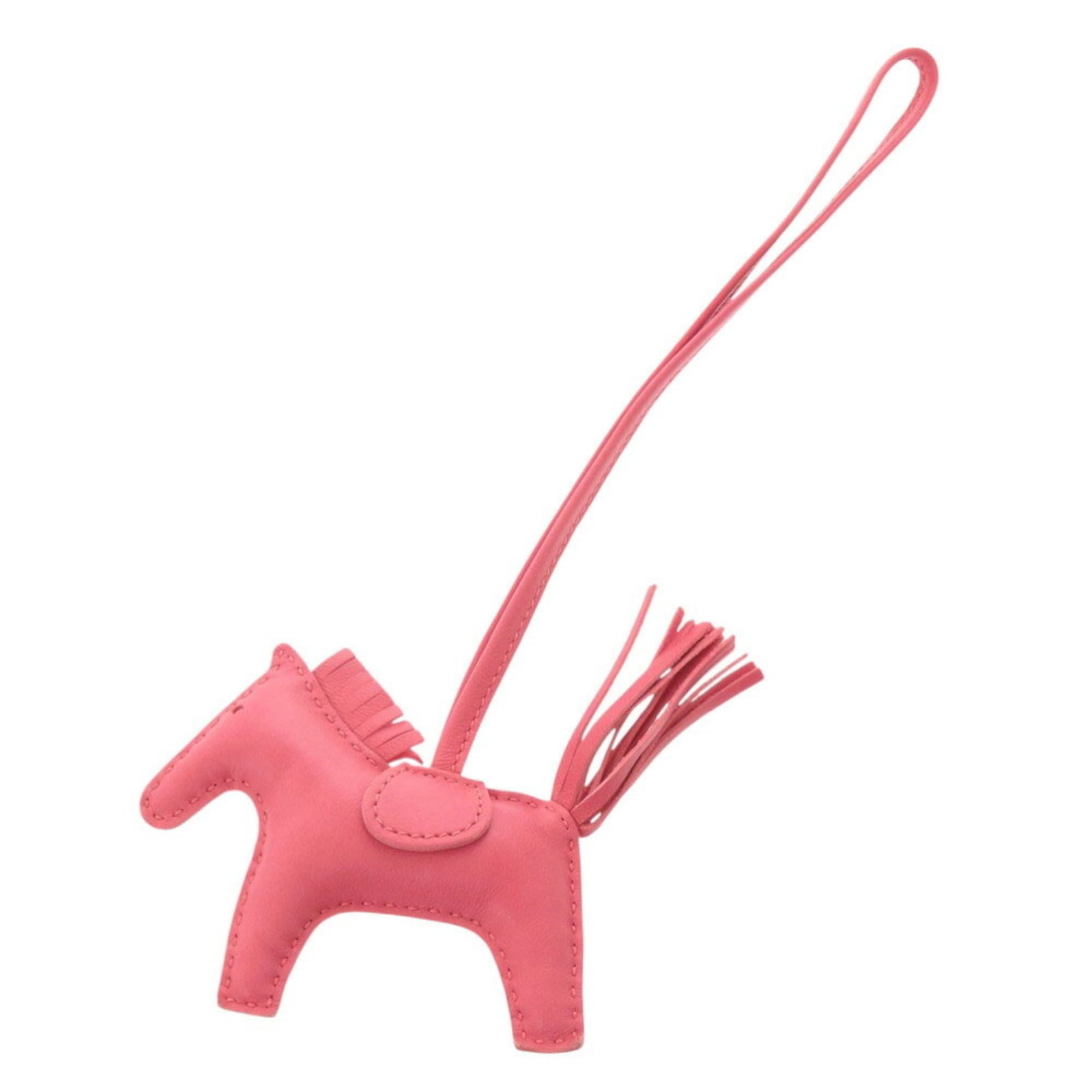 Hermes agneau handbag charm Milo: Hermes agneau handbag charm Milo Agneau Milo handbag charm from Hermes features a unique and stylish design. Made from high-quality Agneau Milo material, this charming accessory measures 75.00mm x 90.