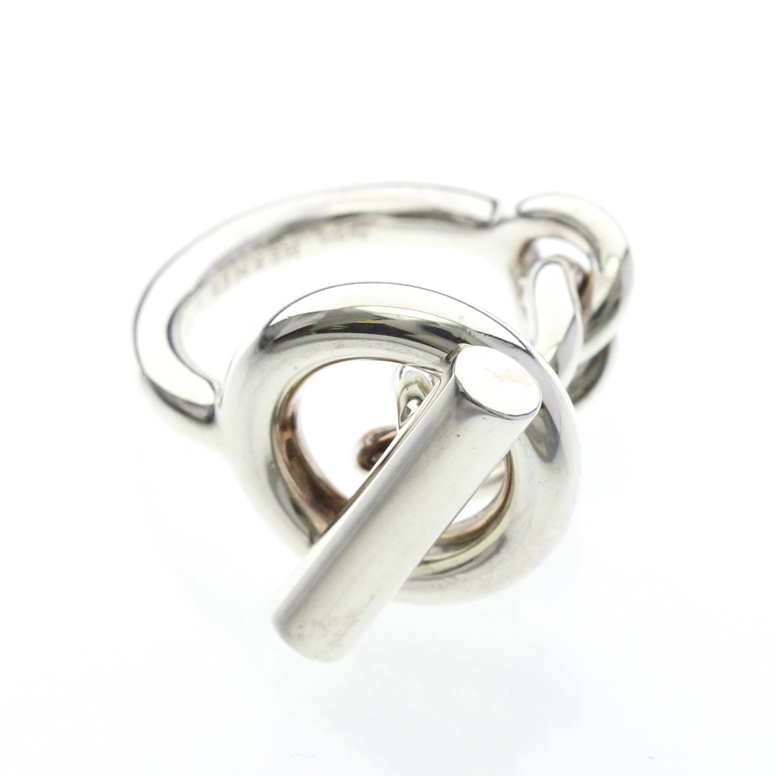 Silver Ring Band Hermes 925 - 10