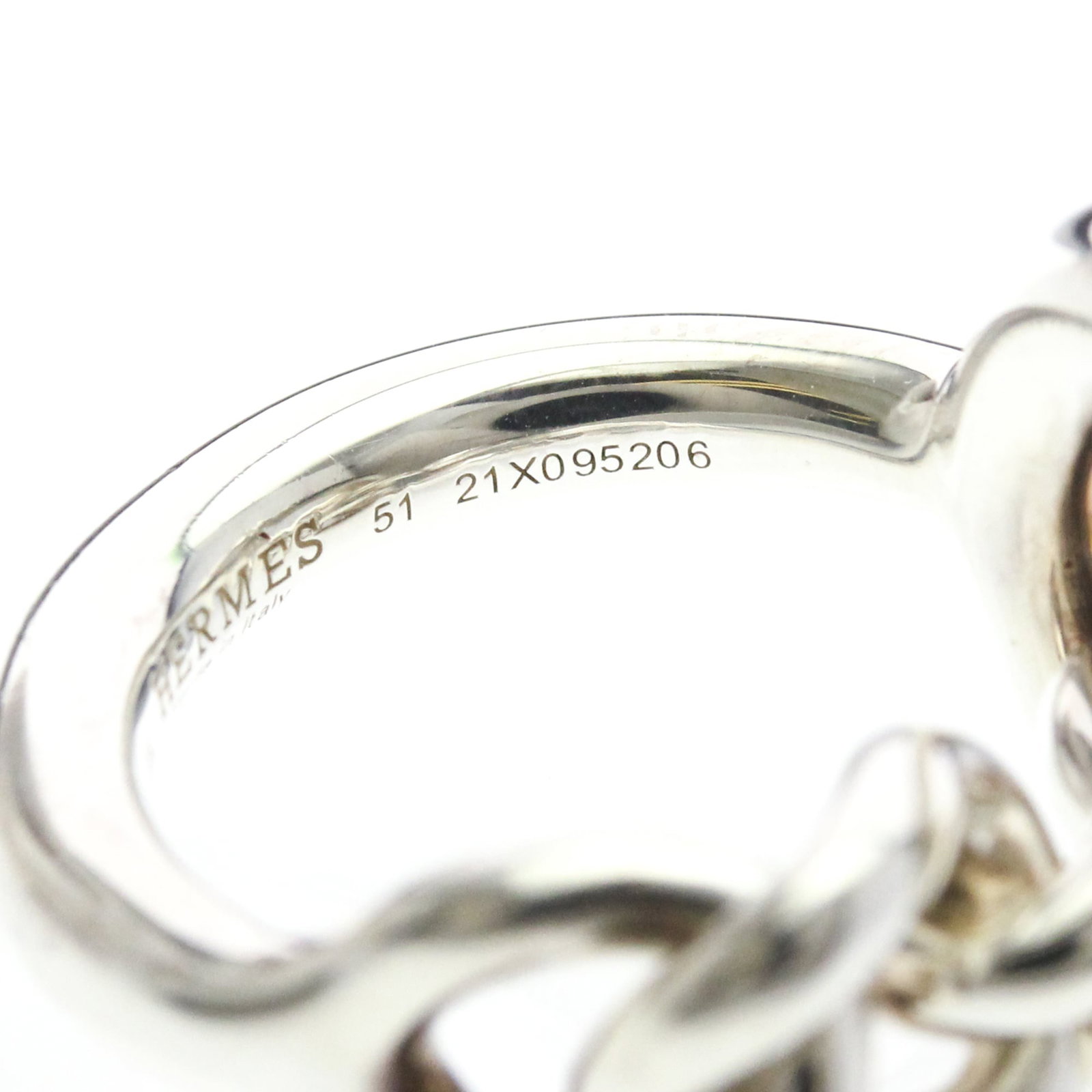 Silver Ring Band Hermes 925 - 6