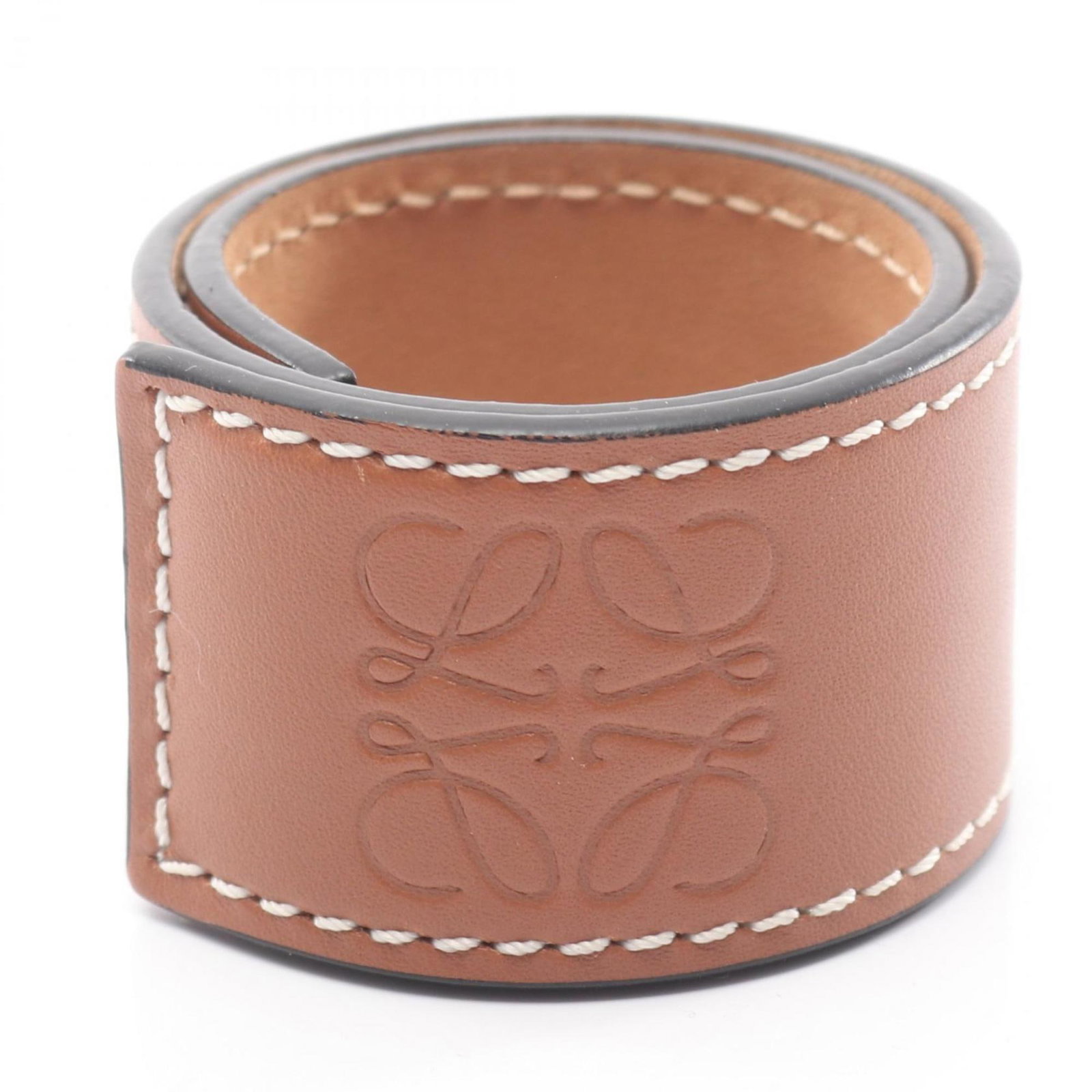 Charm Bracelet Leather by Loewe: Charm Bracelet Leather by Loewe Loewe's Charm Bracelet Leather features a rich brown leather design, measuring 29.5cm in length. This charm bracelet showcases the brand's signature style with its