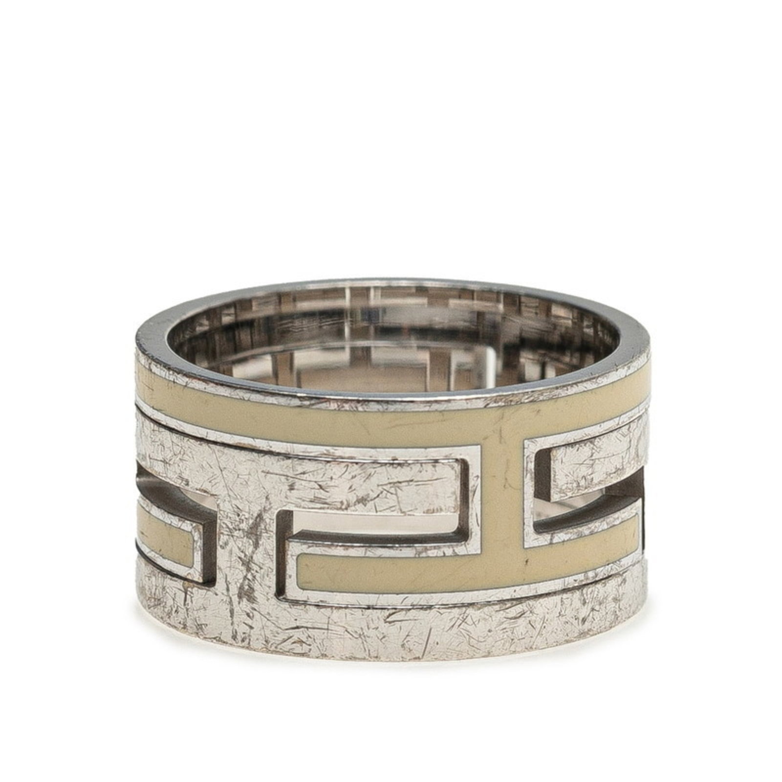 Silver Ring Band Hermes 925 - 2