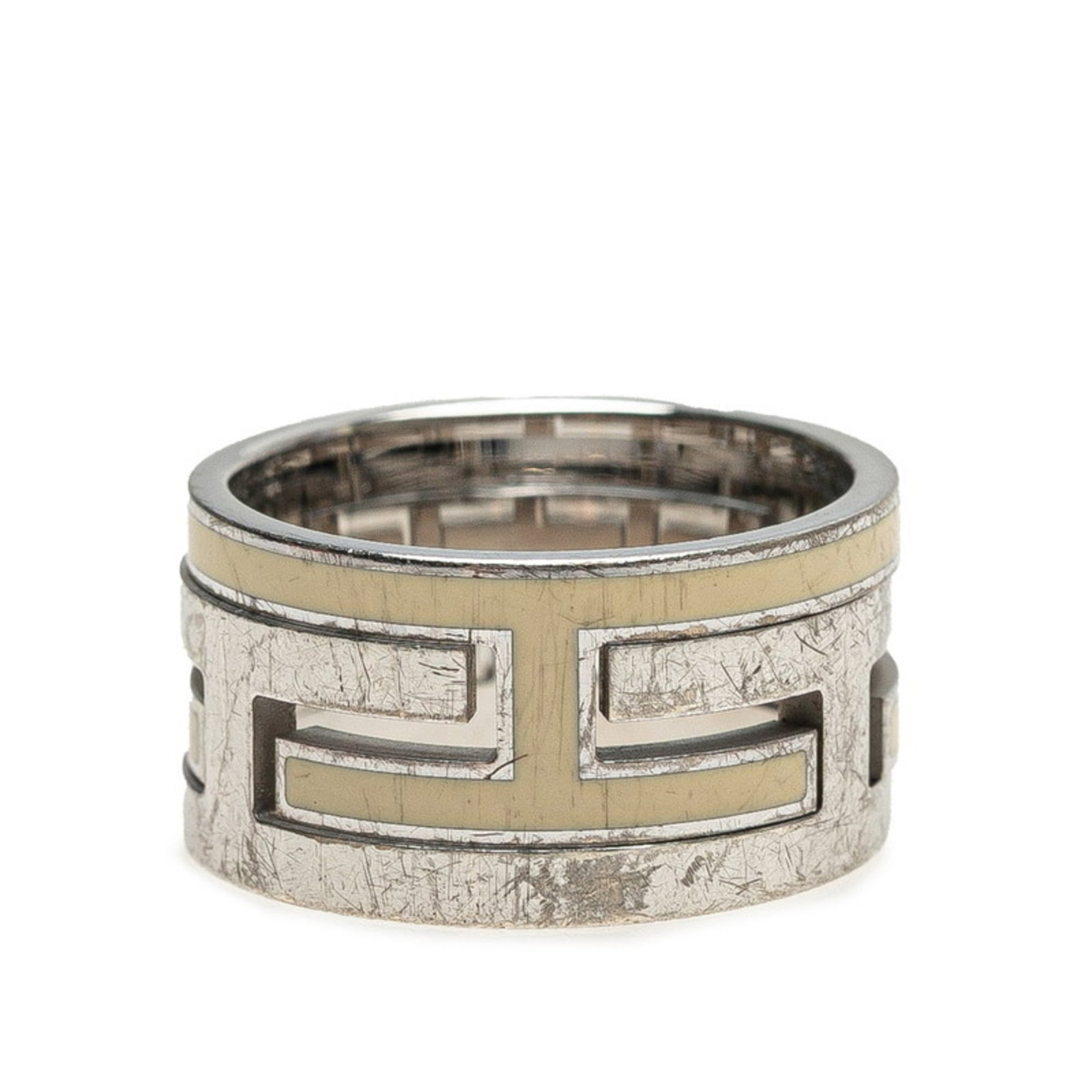 Silver Ring Band Hermes 925 - 3