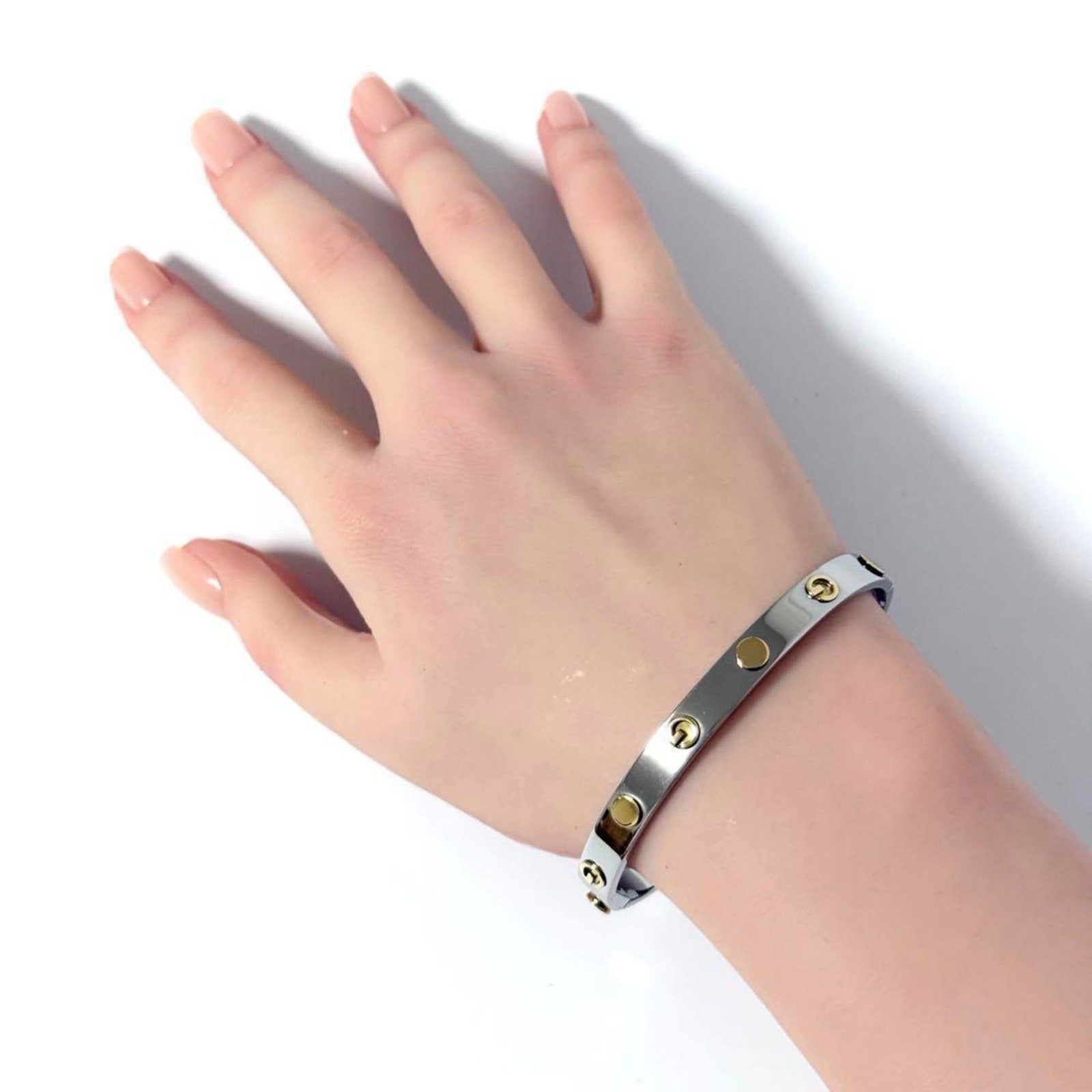 Gucci Bangle Stainless Steel - 10