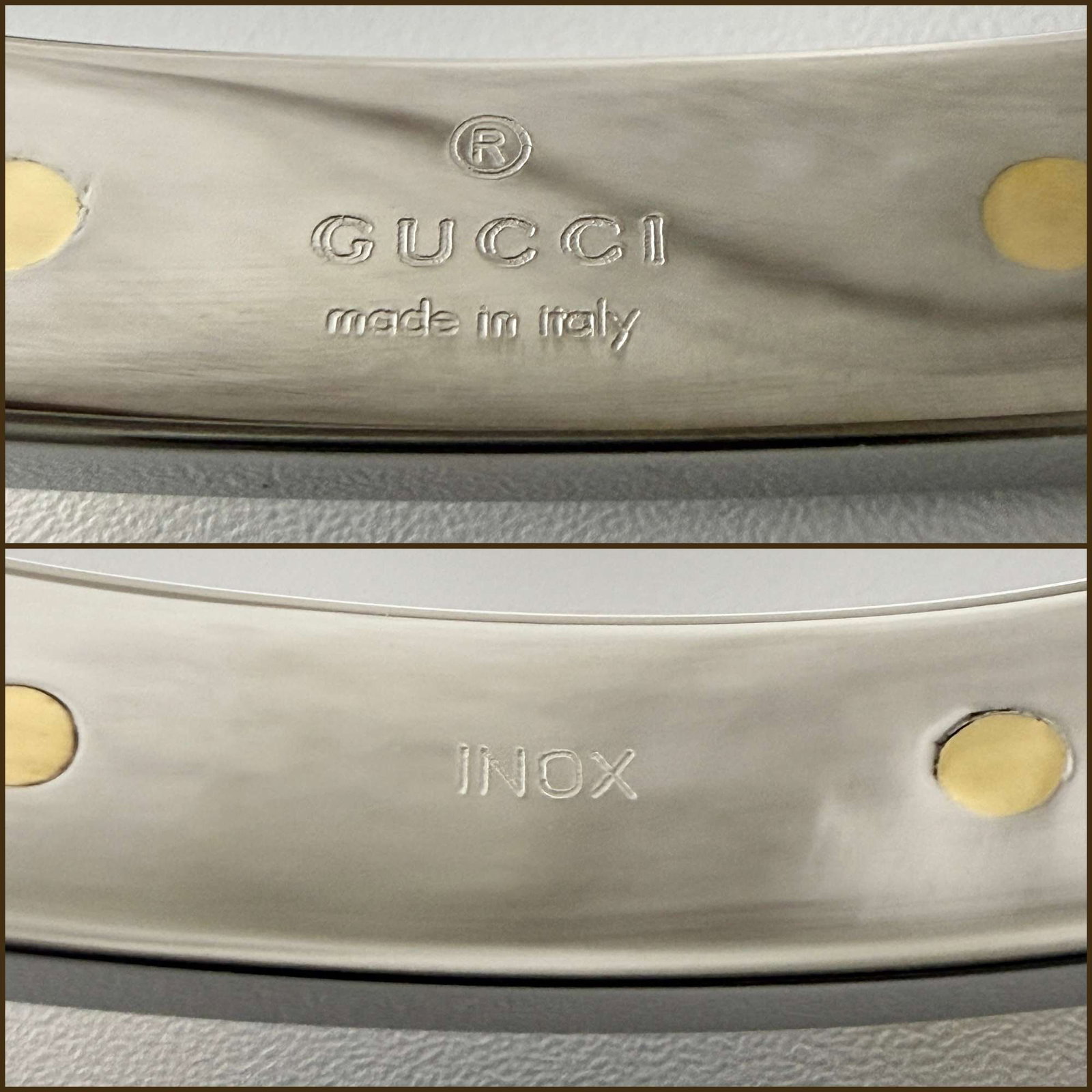 Gucci Bangle Stainless Steel - 9