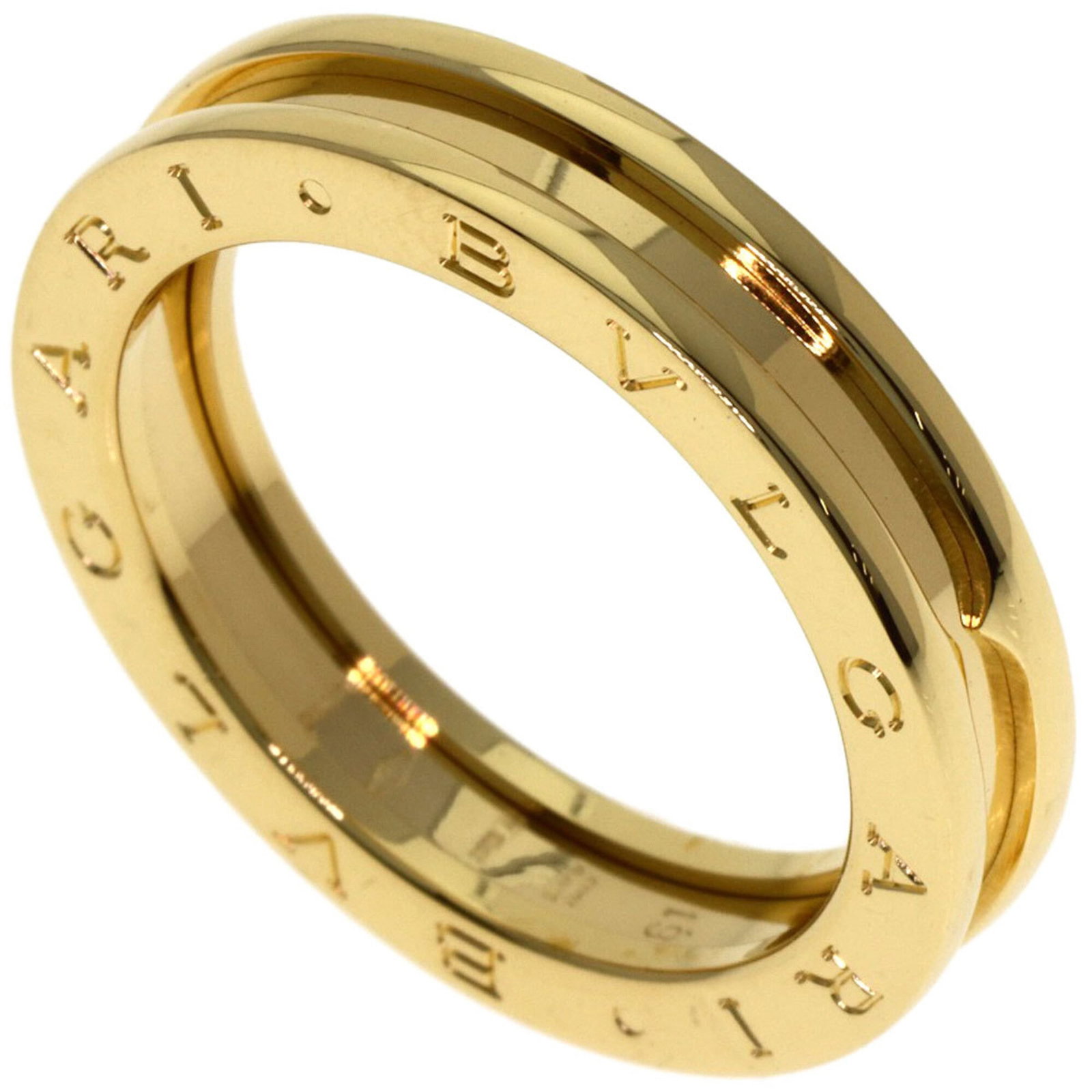 Bvlgari Band Ring Yellow Gold (18K): Bvlgari Band Ring Yellow Gold (18K) Bvlgari Band Ring Yellow Gold (18K) boasts a sleek, modern design with a width of 4.7mm and a weight of 8.4g, making it a stylish accessory for men's fashion. This