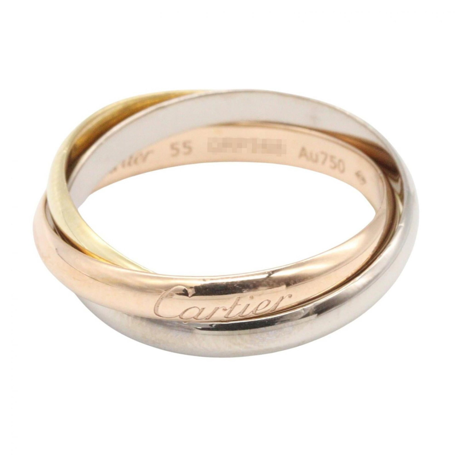 Cartier Band Ring Pink Gold (18K) White Gold (18K) Yellow Gold (18K): Cartier Band Ring Pink Gold (18K) White Gold (18K) Yellow Gold (18K) Cartier Band Ring features pink gold (18K), white gold (18K), and yellow gold (18K) materials, showcasing the luxury brand's