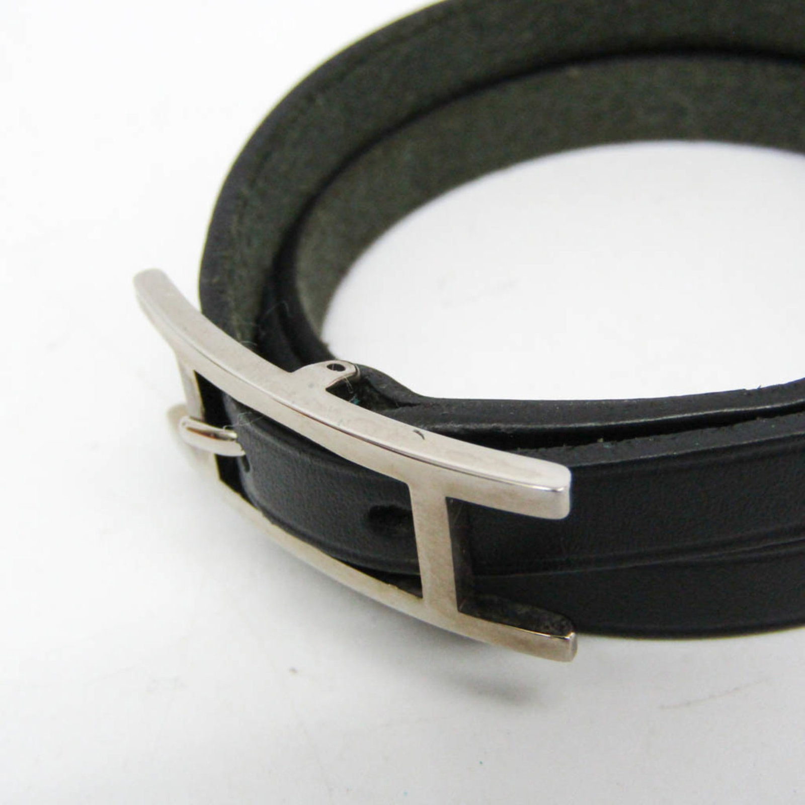 Leather metal bangle hermes - 4