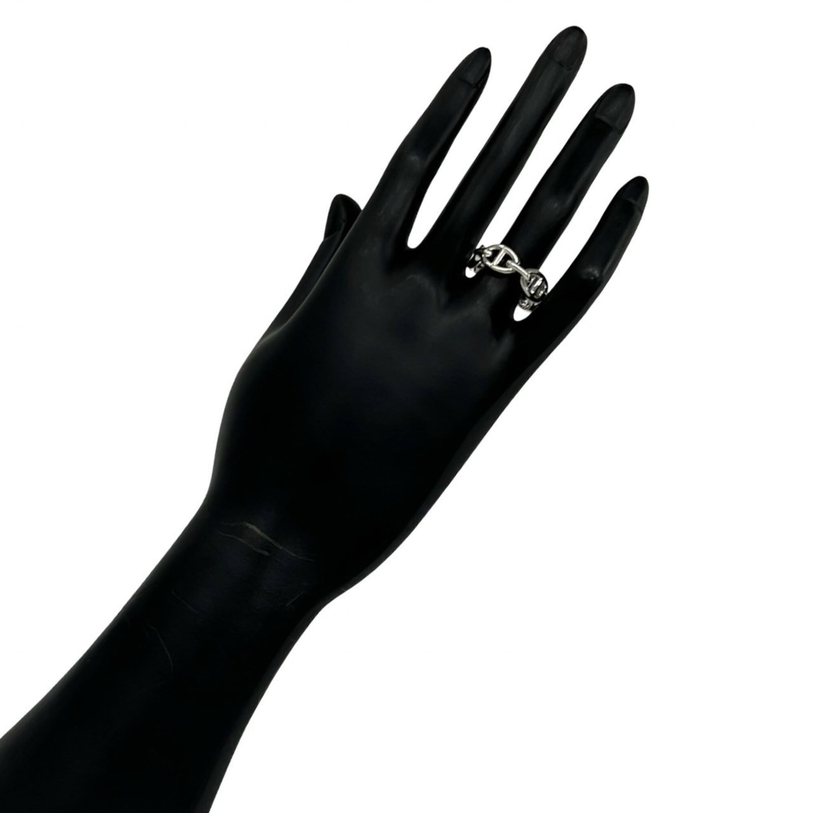 Silver Ring Band Hermes 925 - 2