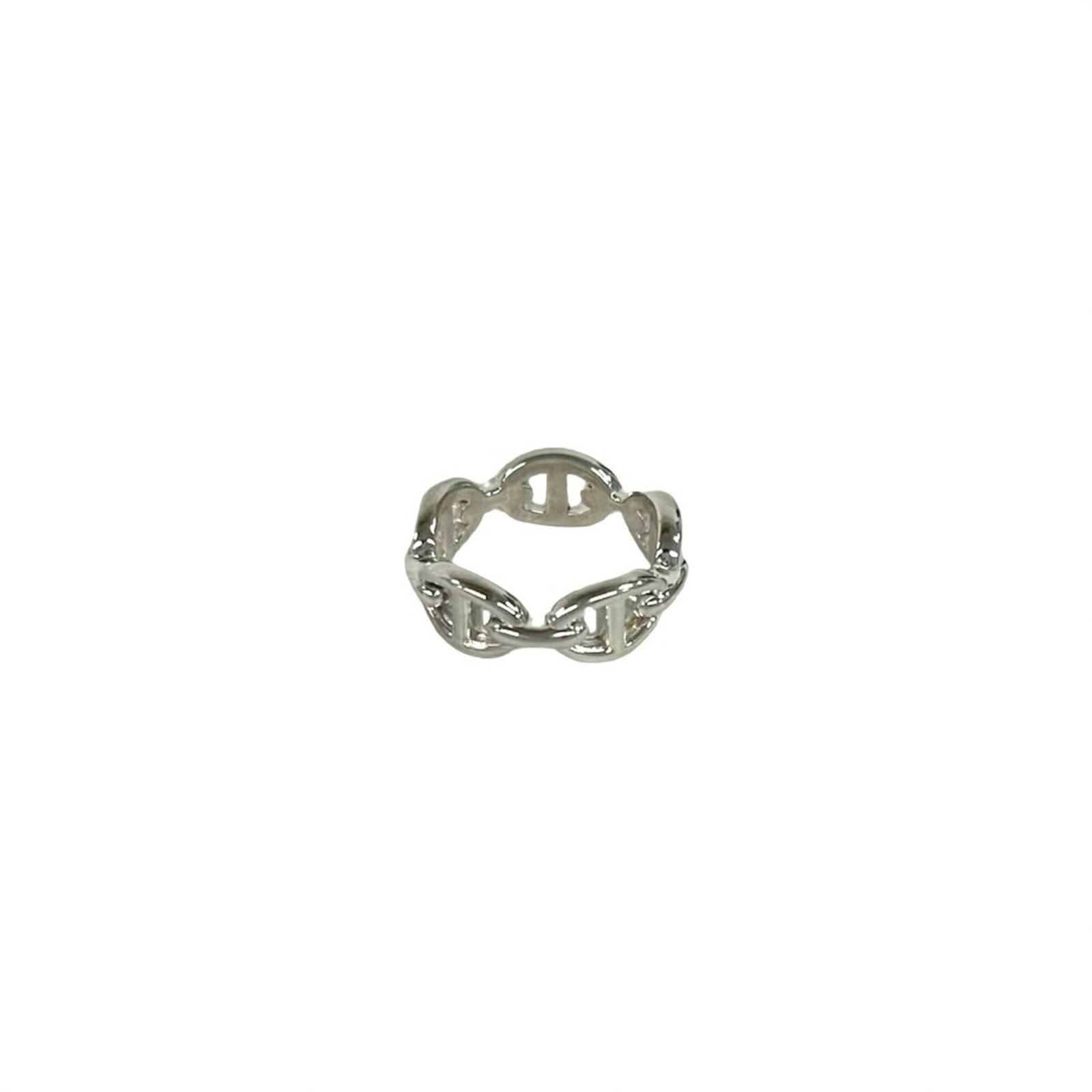 Silver Ring Band Hermes 925 - 4