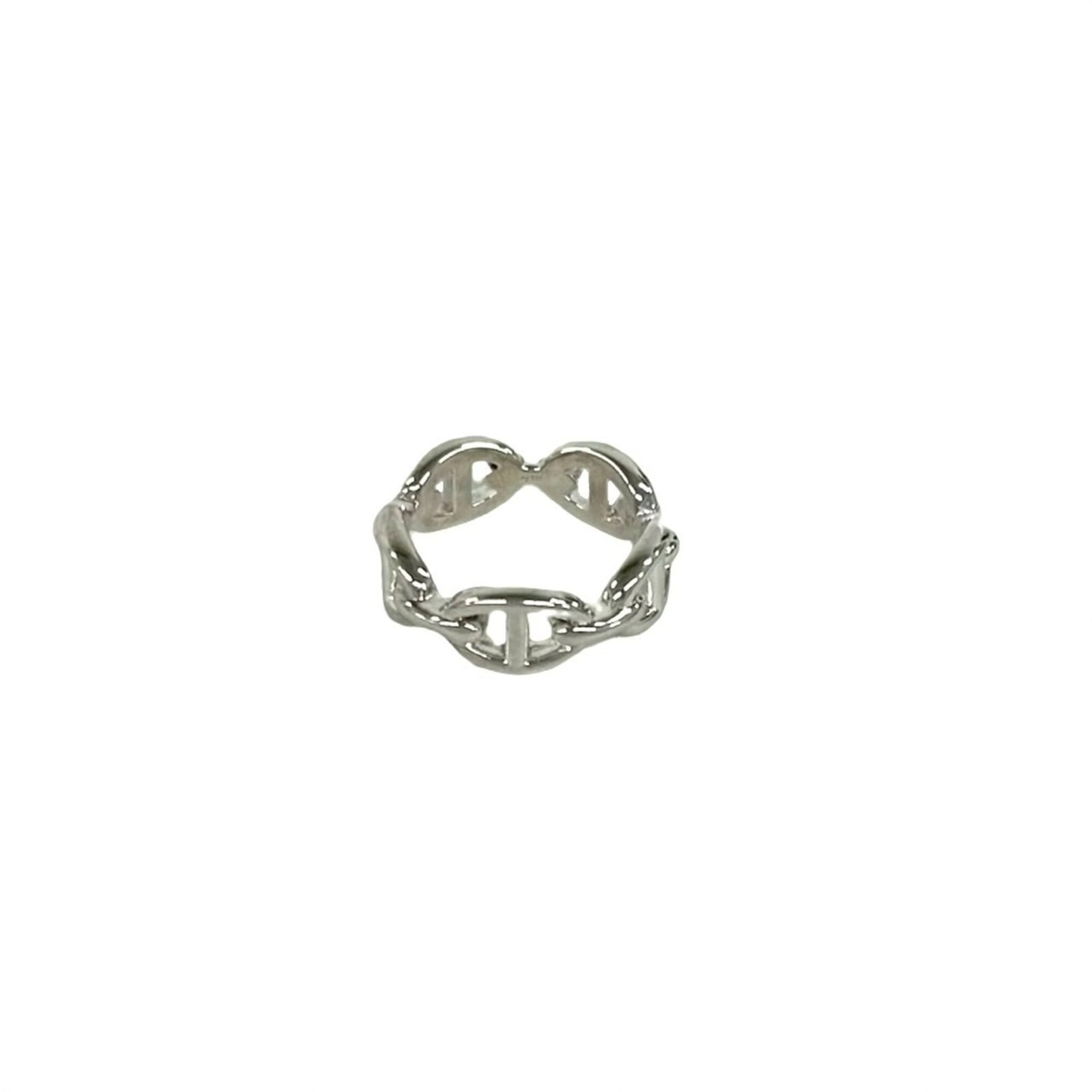 Silver Ring Band Hermes 925 - 6