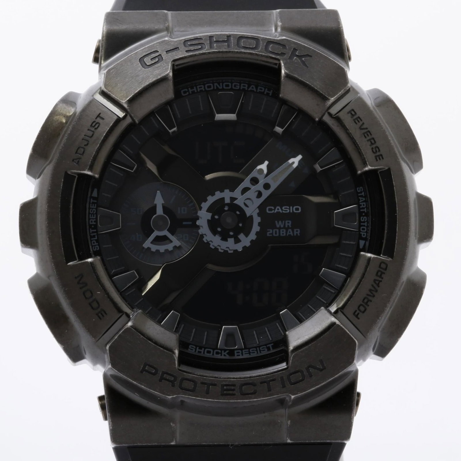 Wristwatch By Casio: Wristwatch By Casio Stainless steel case with a sleek black dial, this Casio wristwatch boasts a durable design. Measuring 48.8mm in diameter, it's designed to fit wrists up to 21.5cm in size.