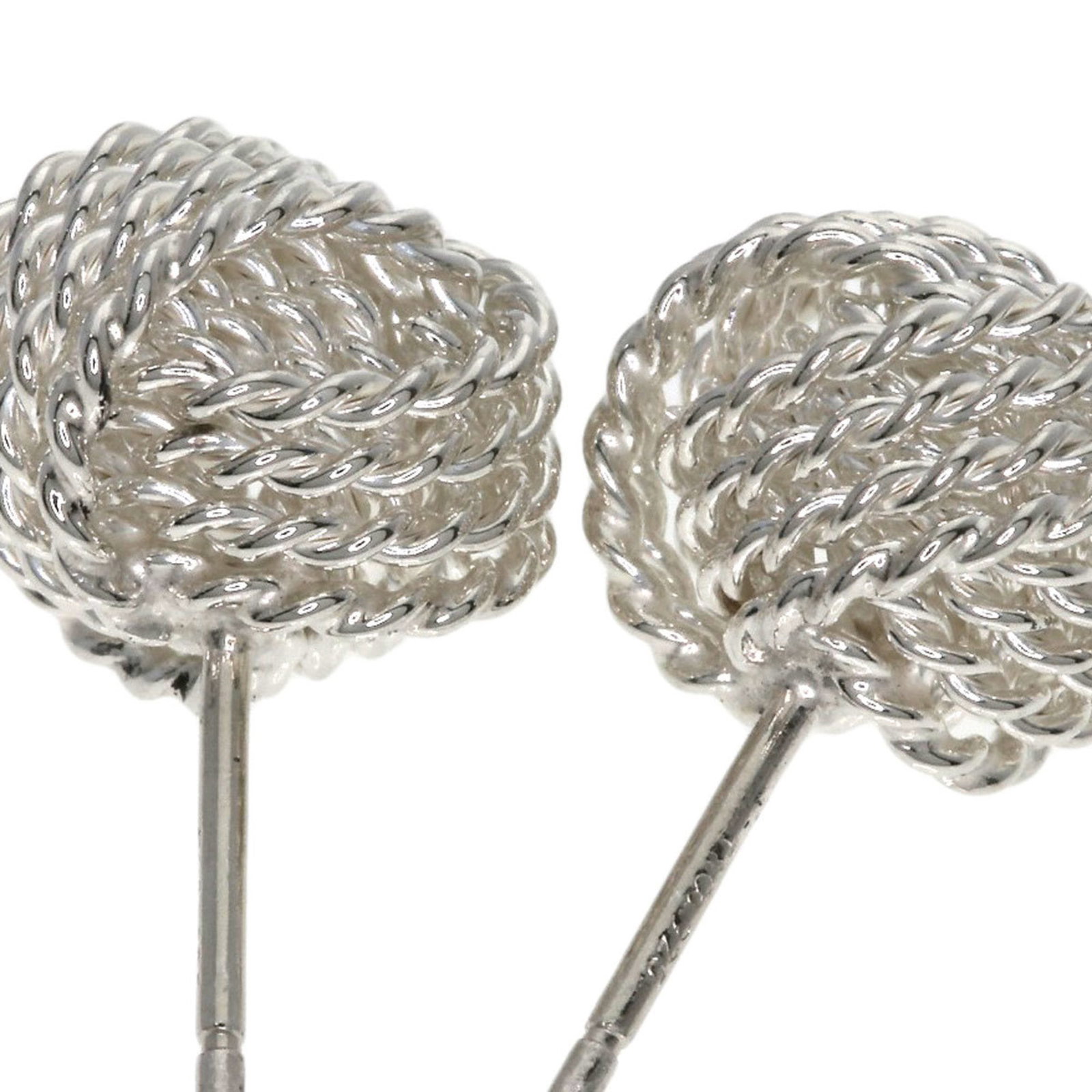 Tiffany silver earrings stud - 6