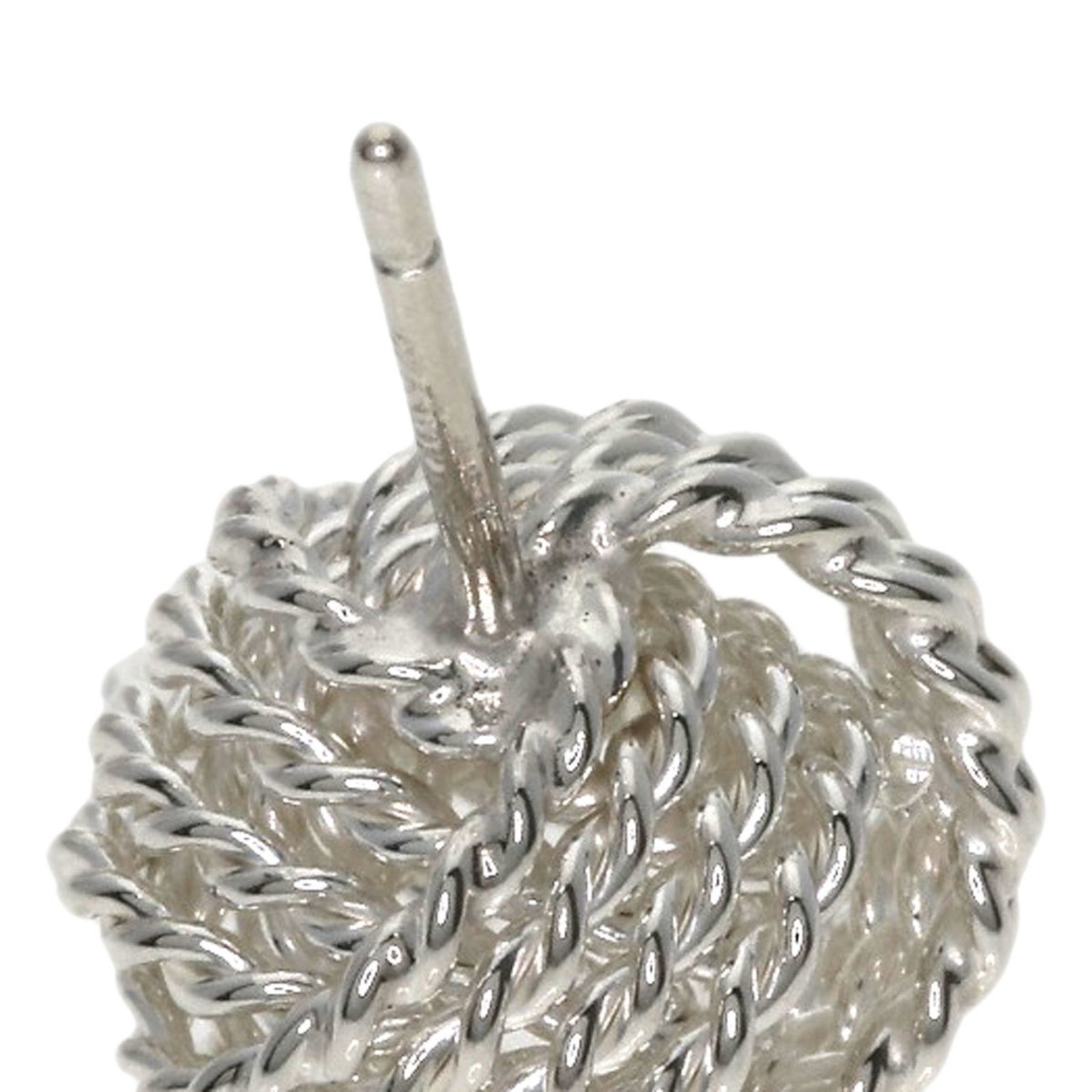 Tiffany silver earrings stud - 7